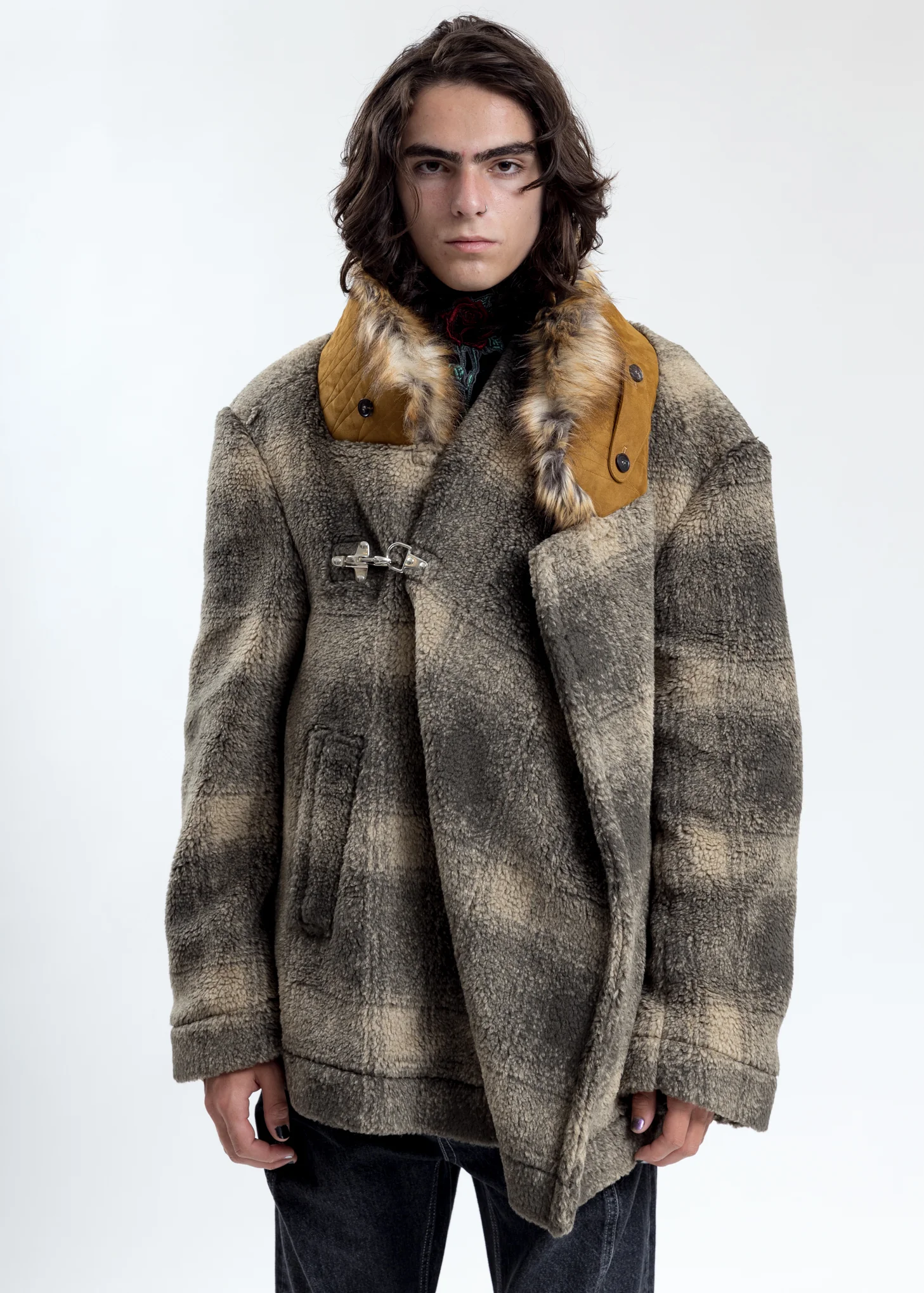 Green Faux Fur Lined Jacket