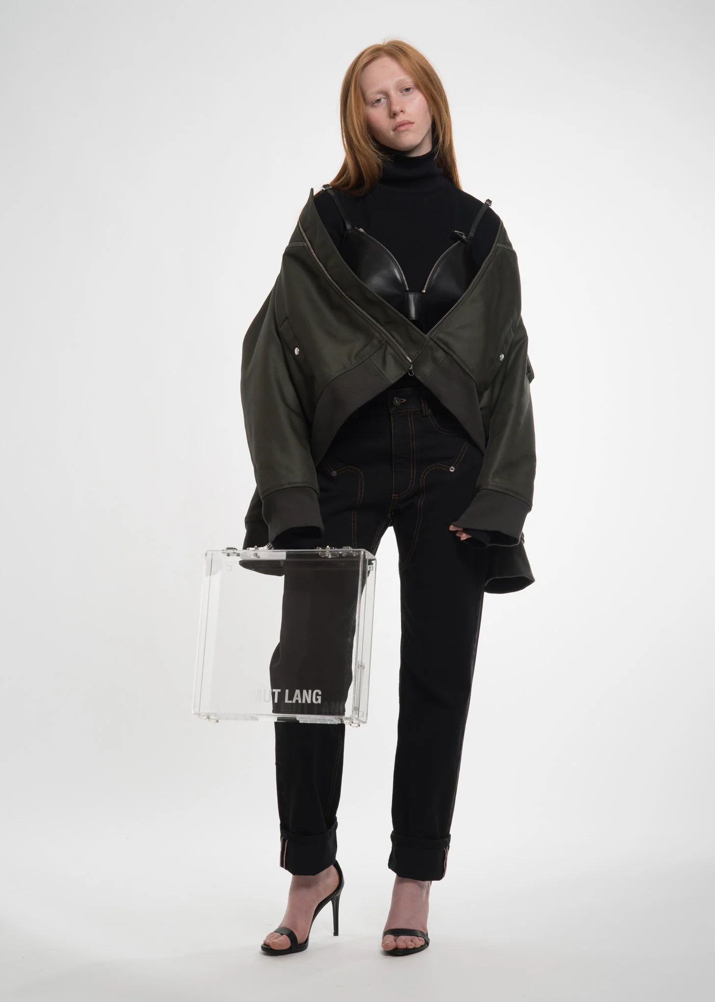Green Four Sleeved Bomber Jacket - Image 9