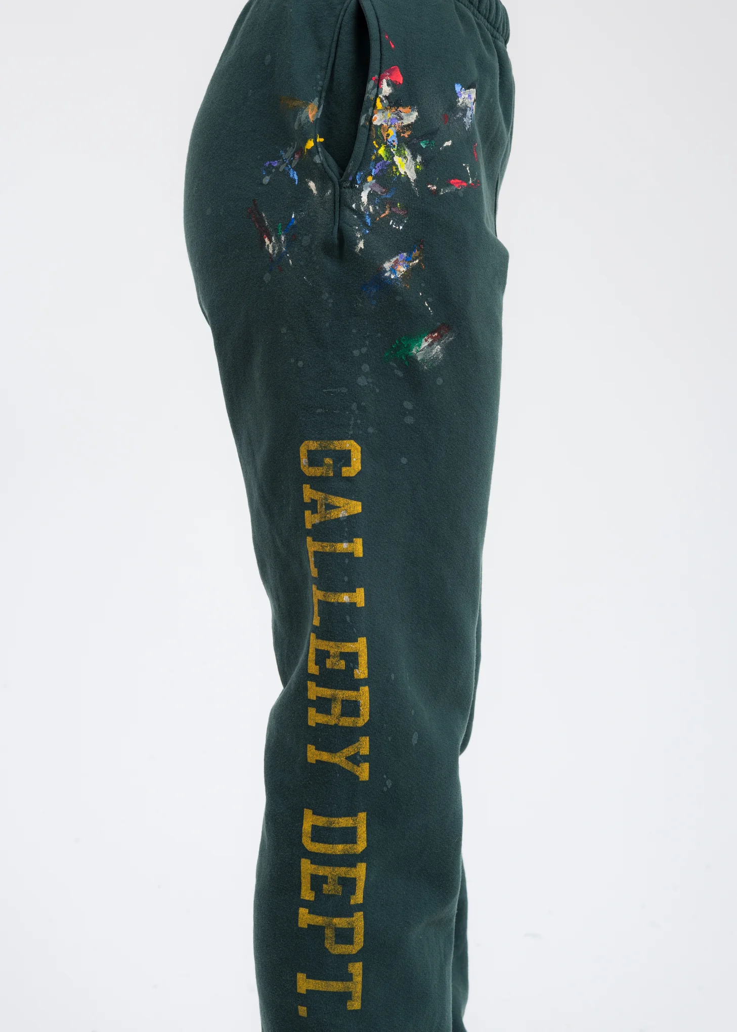 Green GD PROPERTY OF PAINTED Sweater Pants - Image 2