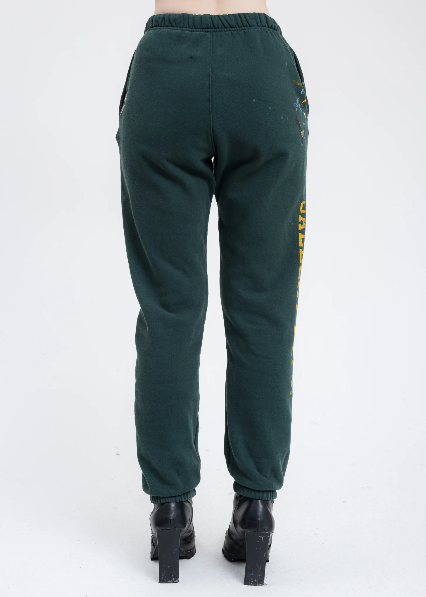 Green GD PROPERTY OF PAINTED Sweater Pants - Image 4