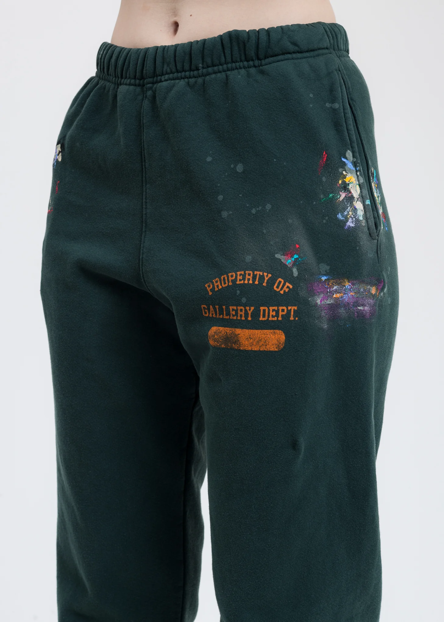 Green GD PROPERTY OF PAINTED Sweater Pants - Image 5