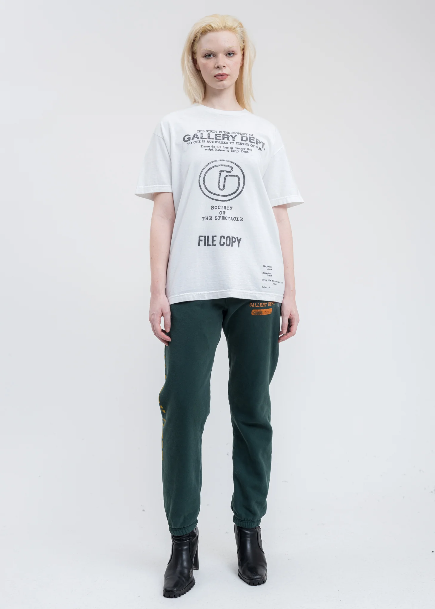 Green GD PROPERTY OF PAINTED Sweater Pants - Image 6