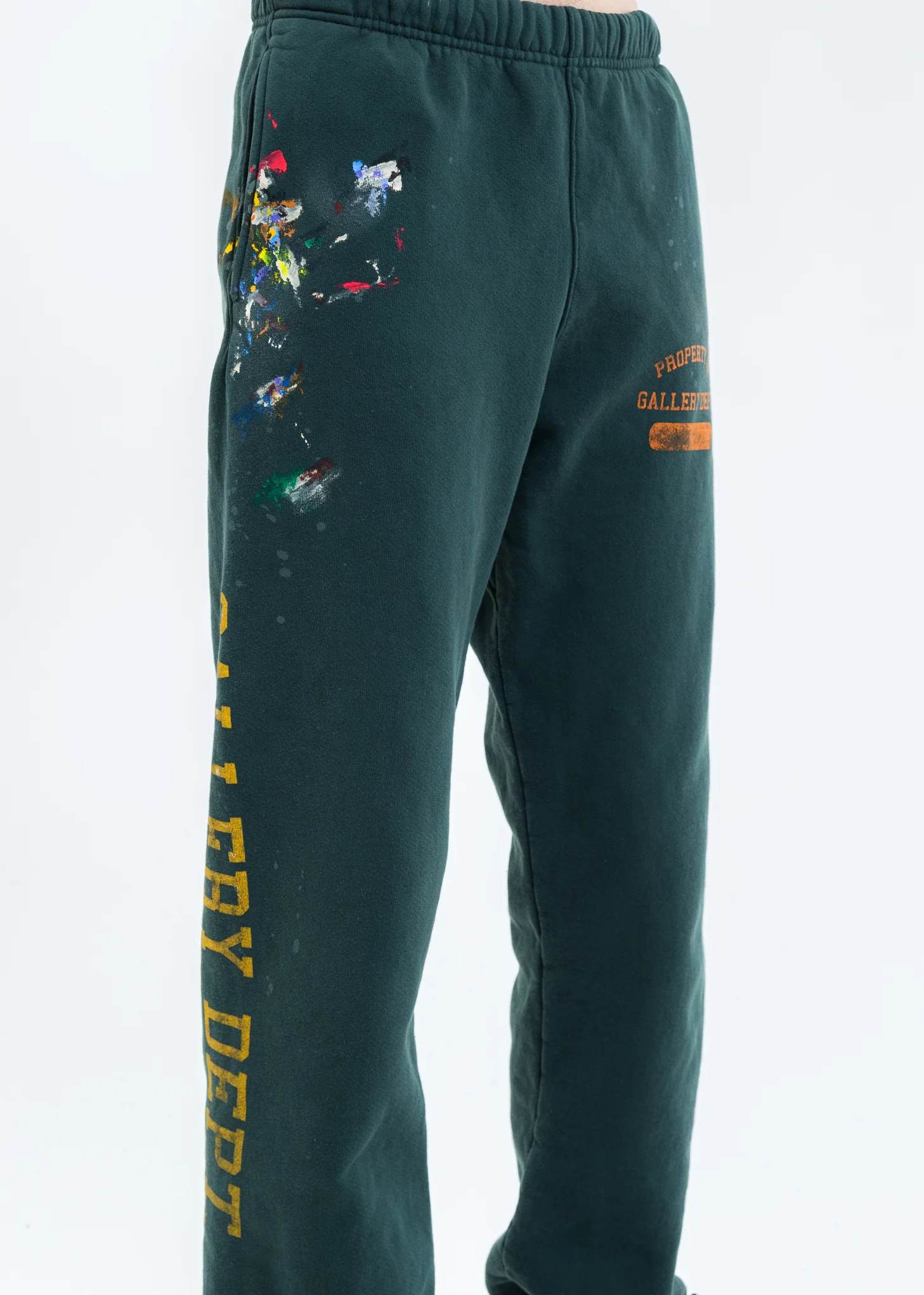 Green GD PROPERTY OF PAINTED Sweater Pants - Image 6