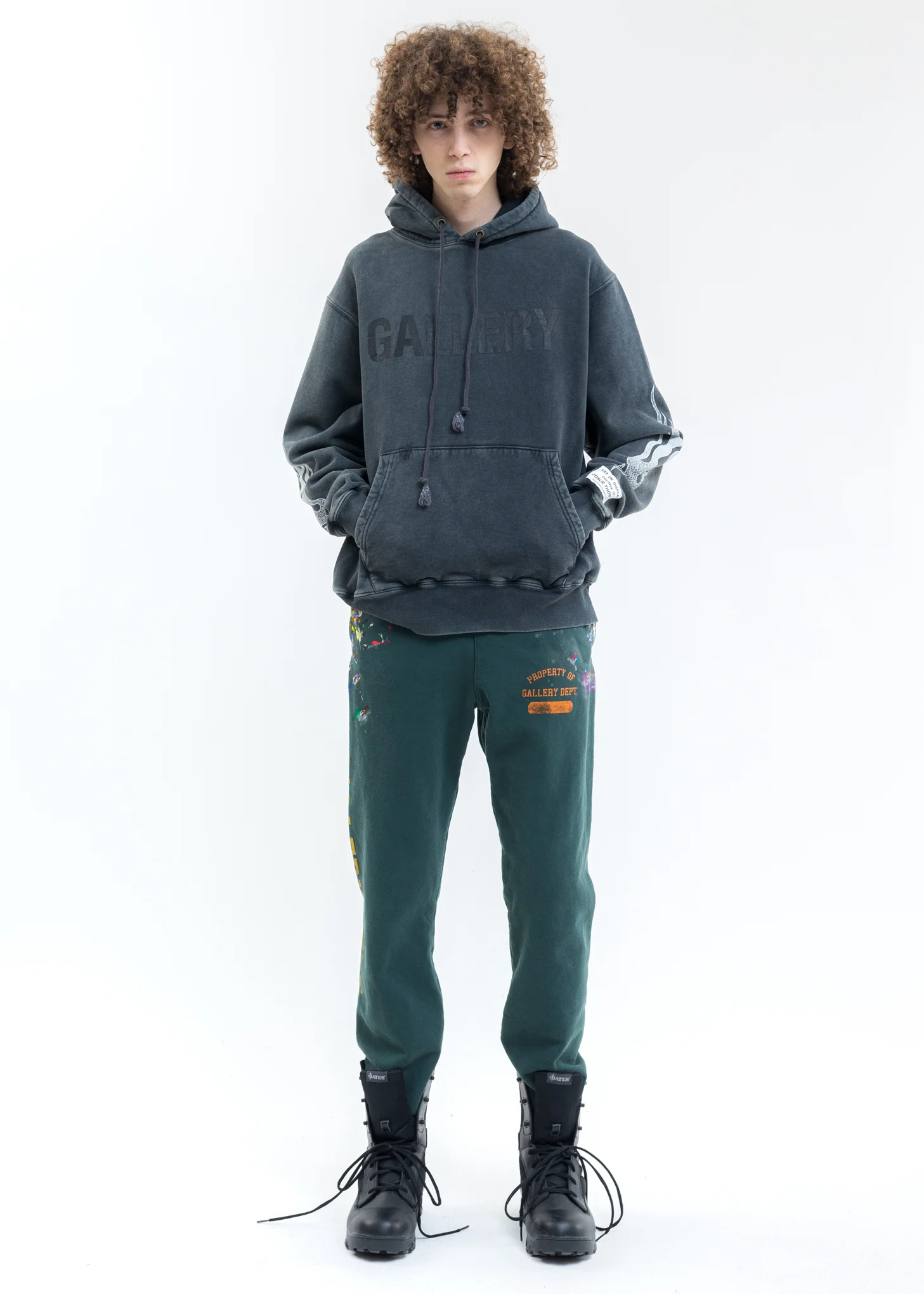 Green GD PROPERTY OF PAINTED Sweater Pants - Image 9