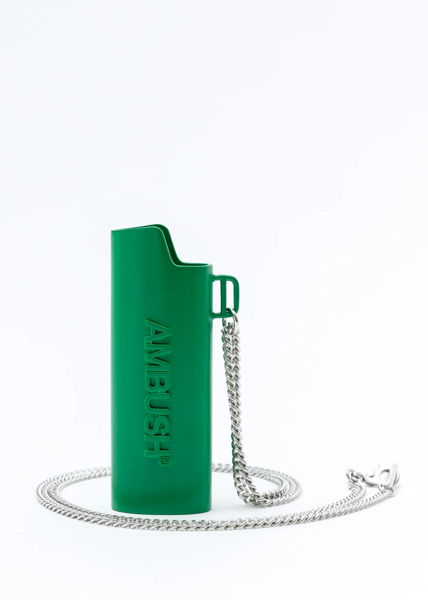 Green  Large Lighter Case Necklace