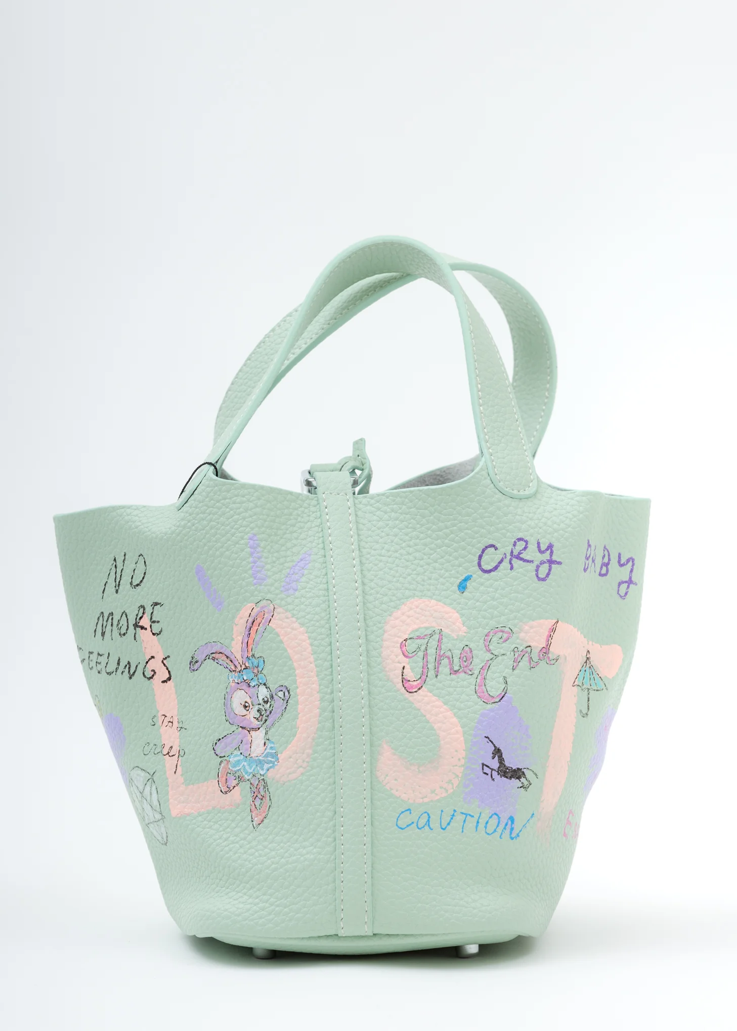 Green Paint Cube Bag (Small)-Preorder - Image 3