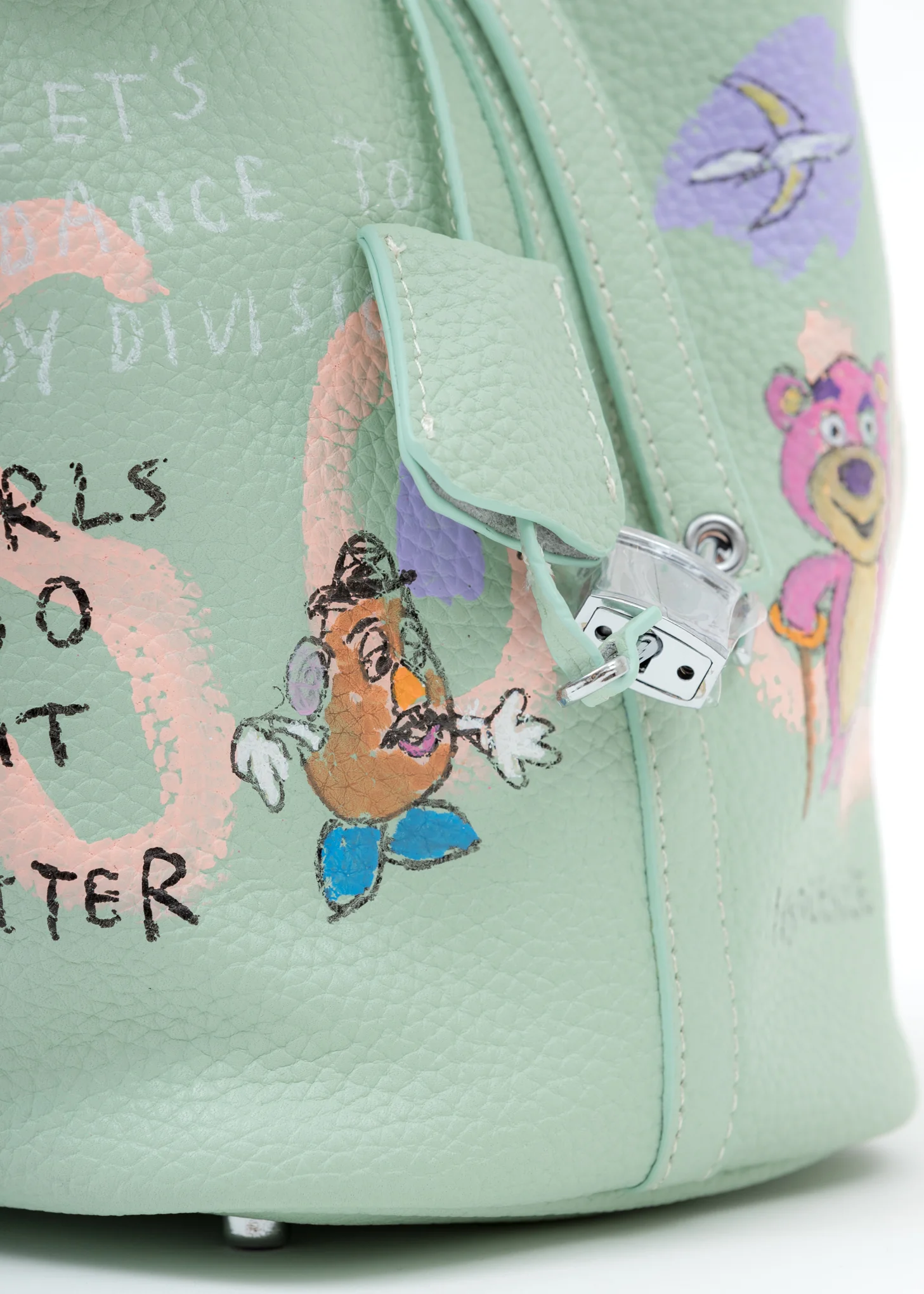 Green Paint Cube Bag (Small)-Preorder - Image 5