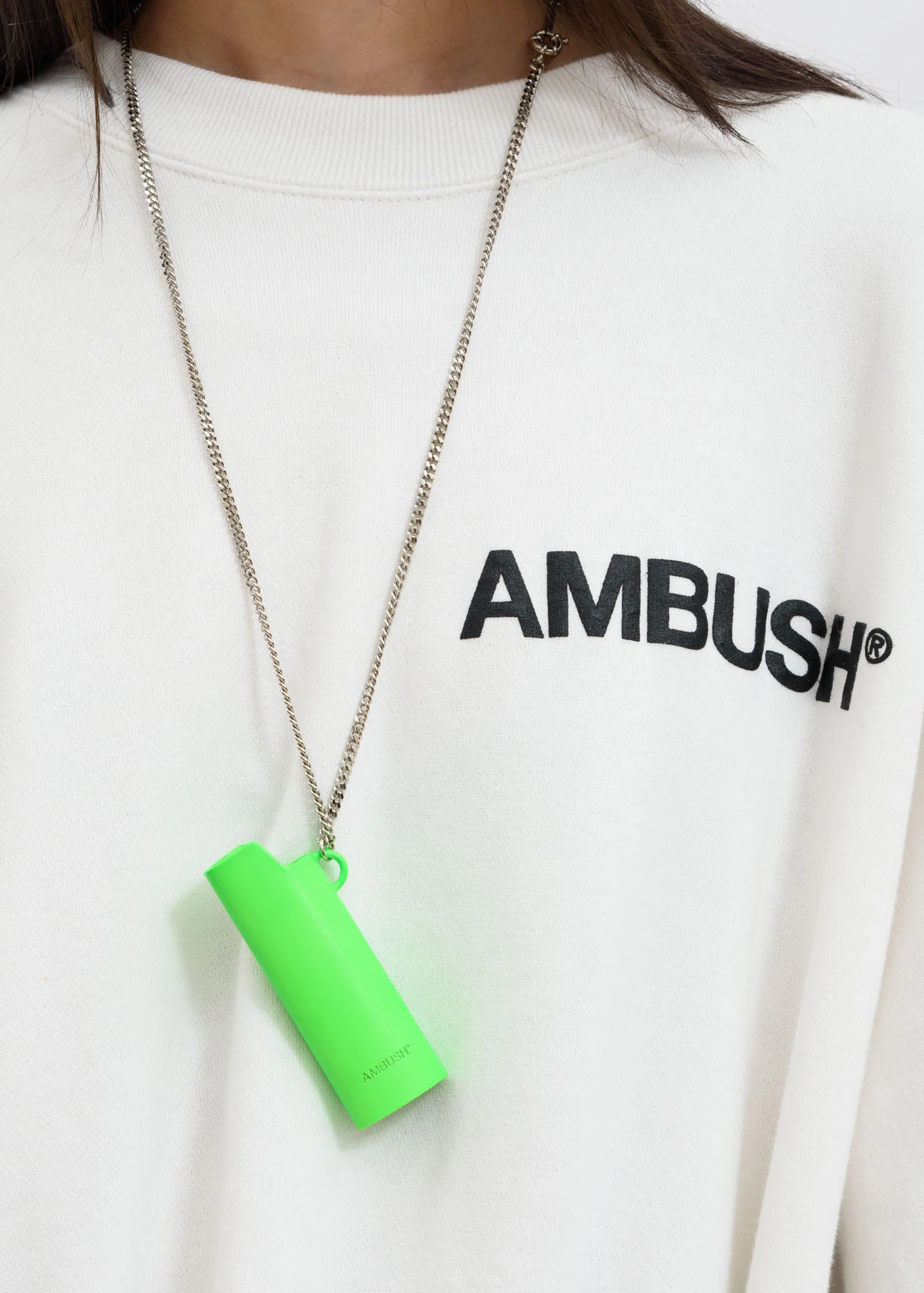 Green Lighter Case Necklace 2