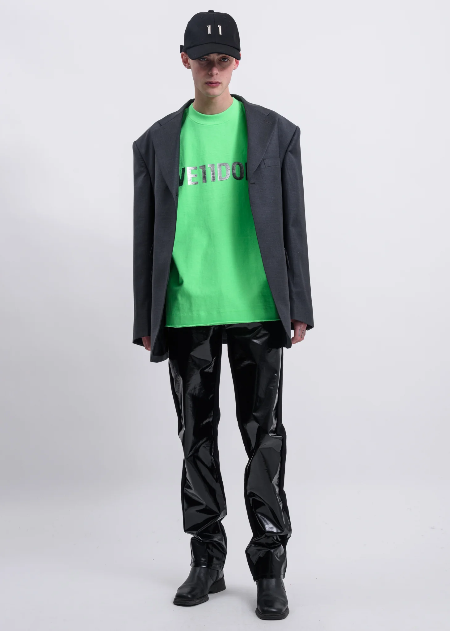 Green  Metal Logo T-Shirt - Image 5
