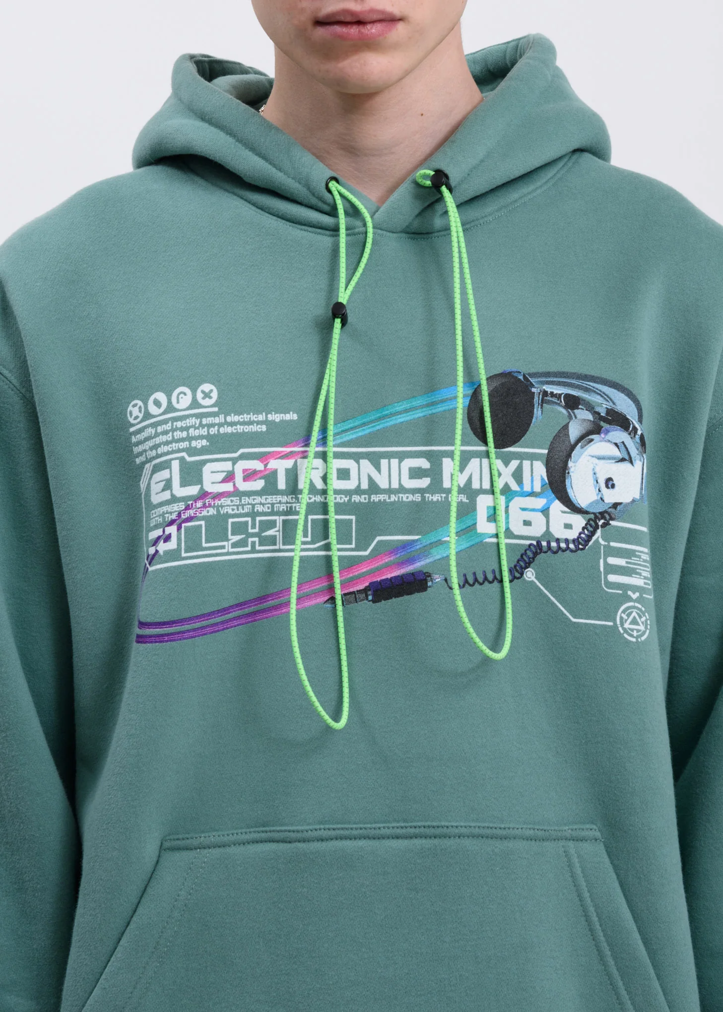Green Mixing Hoodie - Image 5