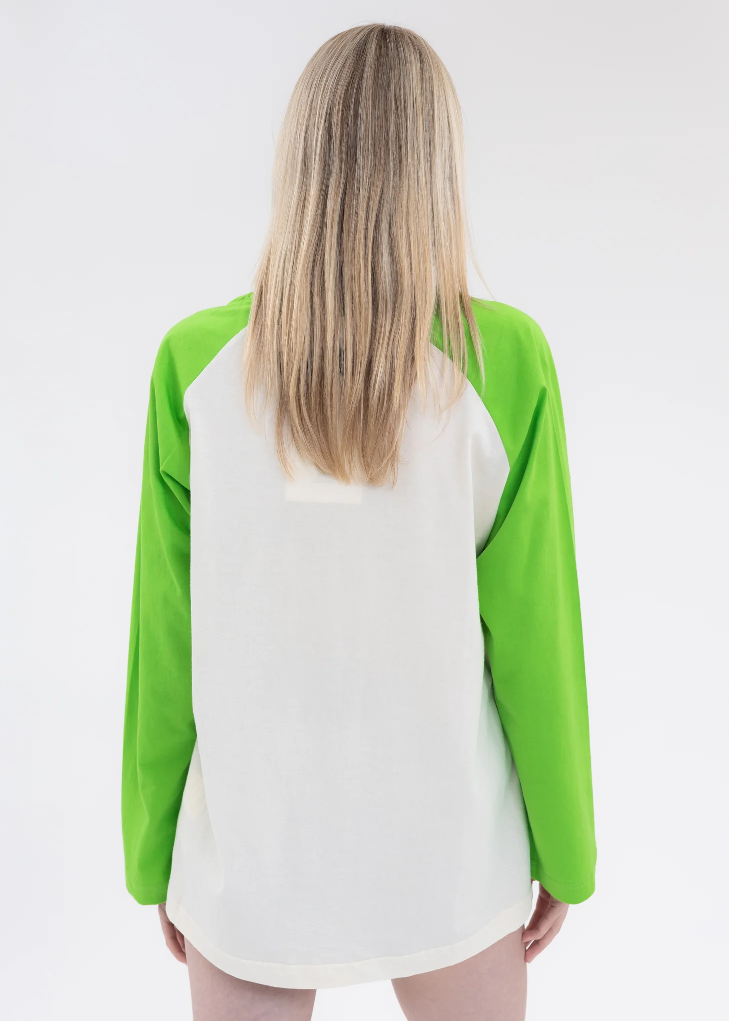 Green Monster Long Sleeve Raglan Shirt - Image 4