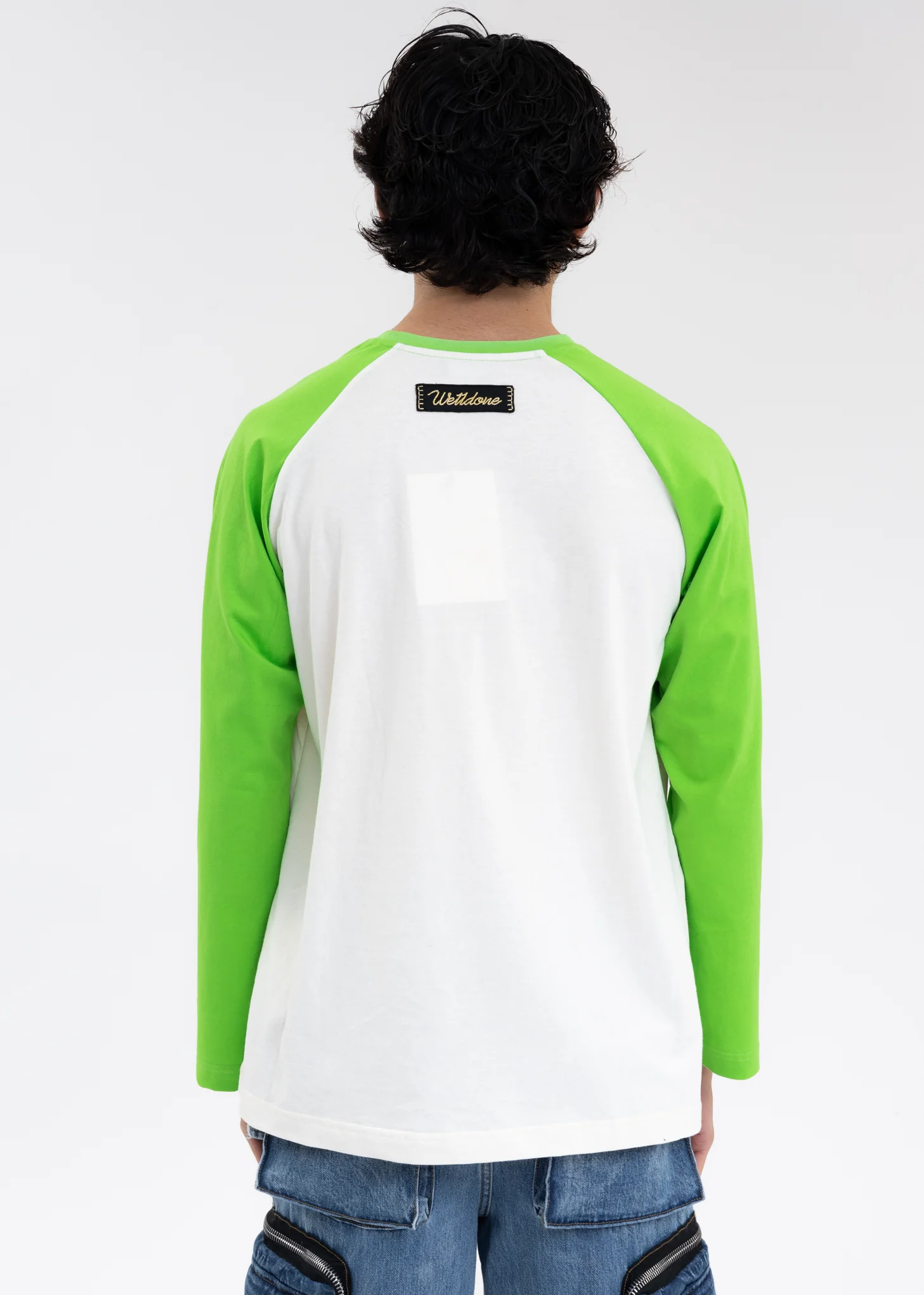 Green Monster Long Sleeve Raglan Shirt - Image 3