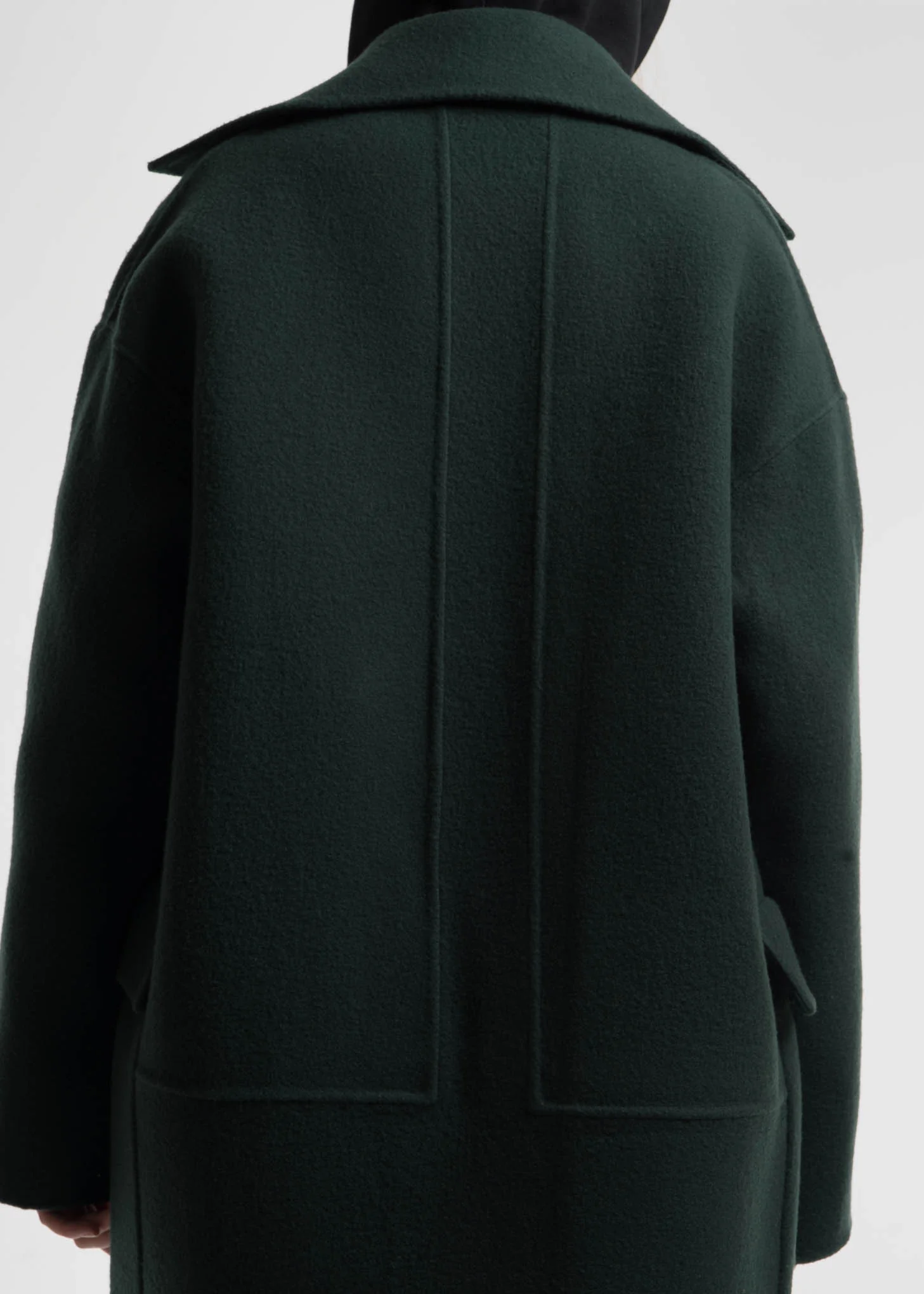 Green Monument Wool Coat - Image 6