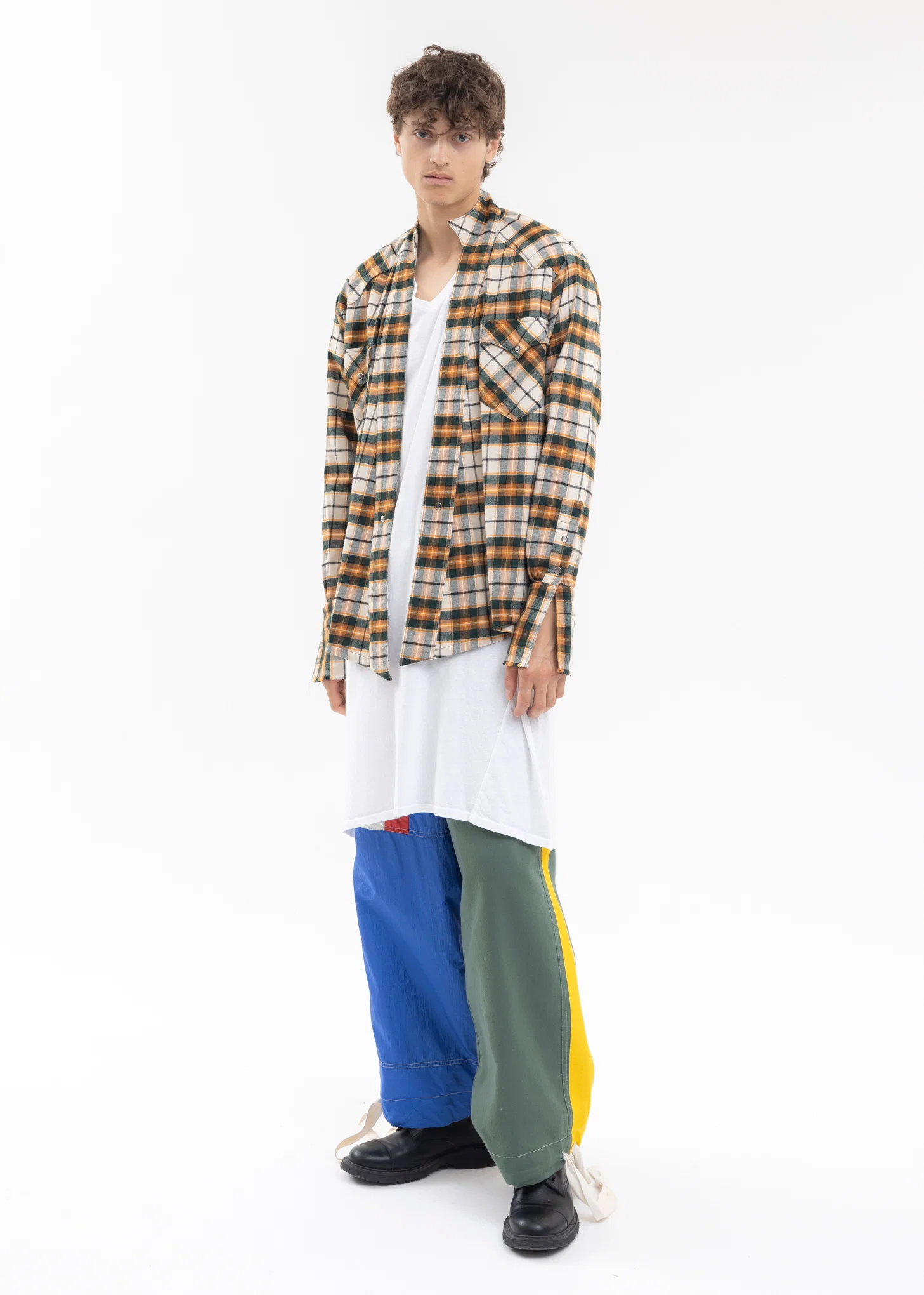 GREEN/ORANGE PLAID WESTERN GL1 GREEN PLAID - Image 7