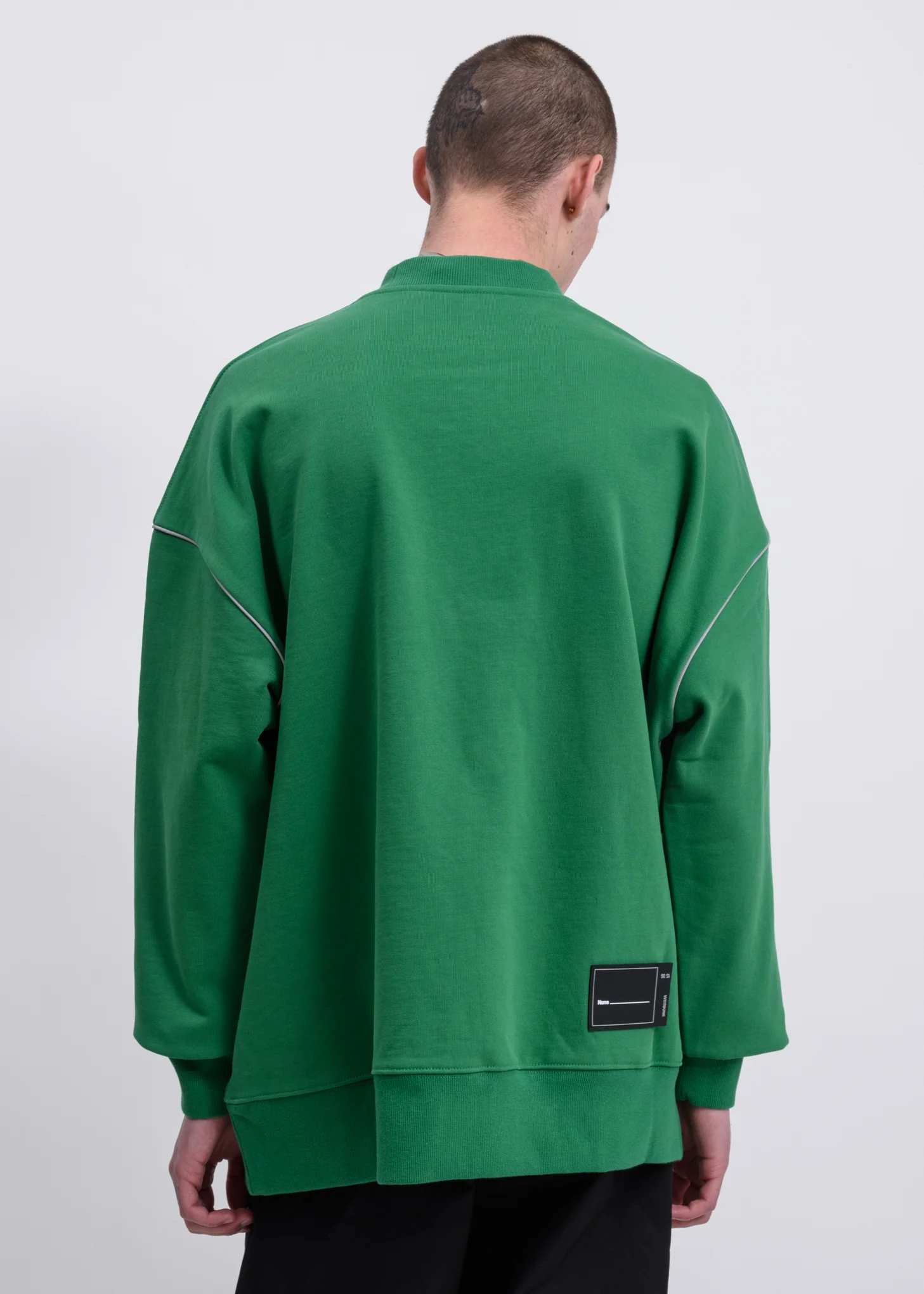 Green Reflective Logo Pullover Sweater - Image 2