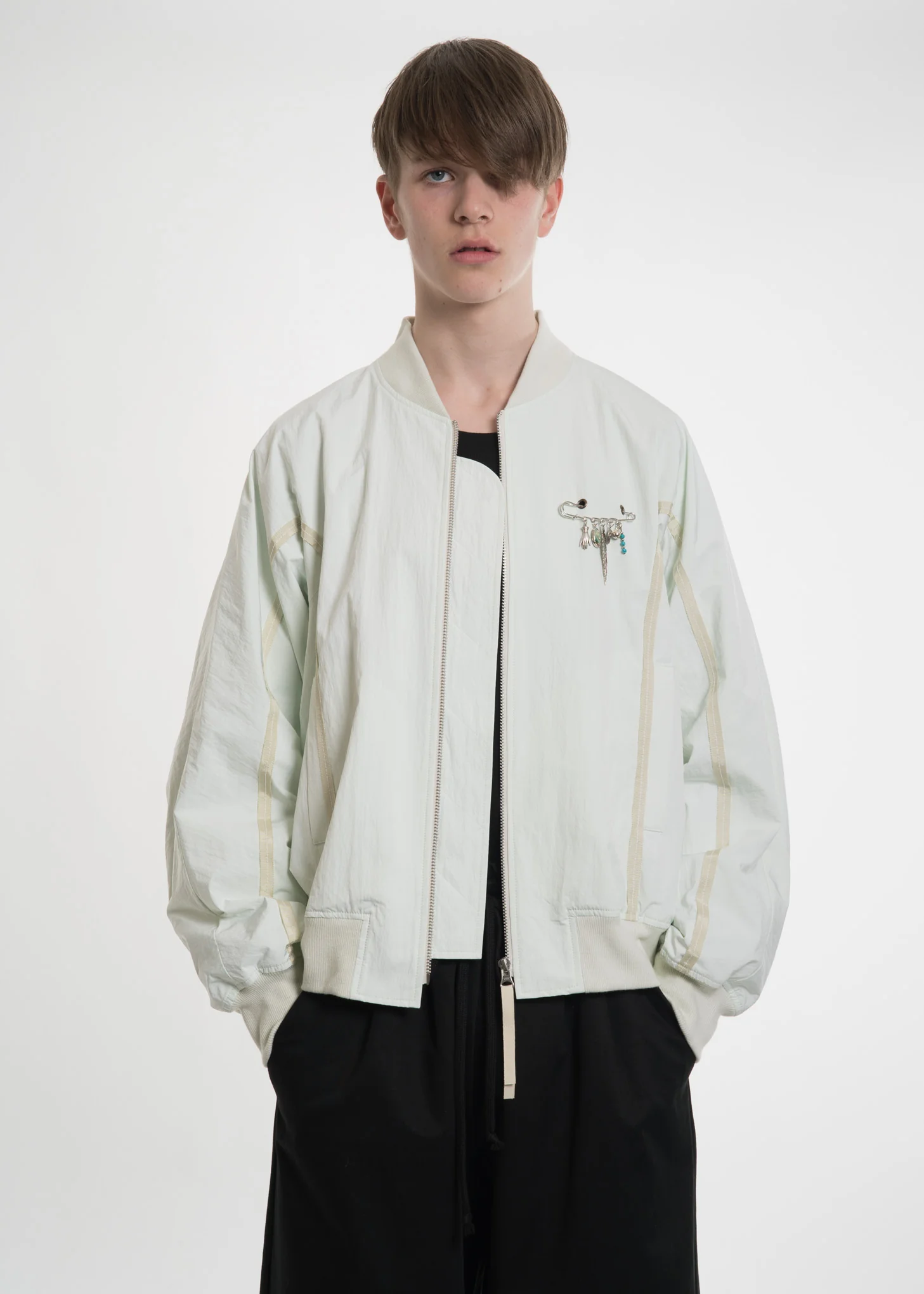 Green Ribbon Bomber Jacket - Image 3