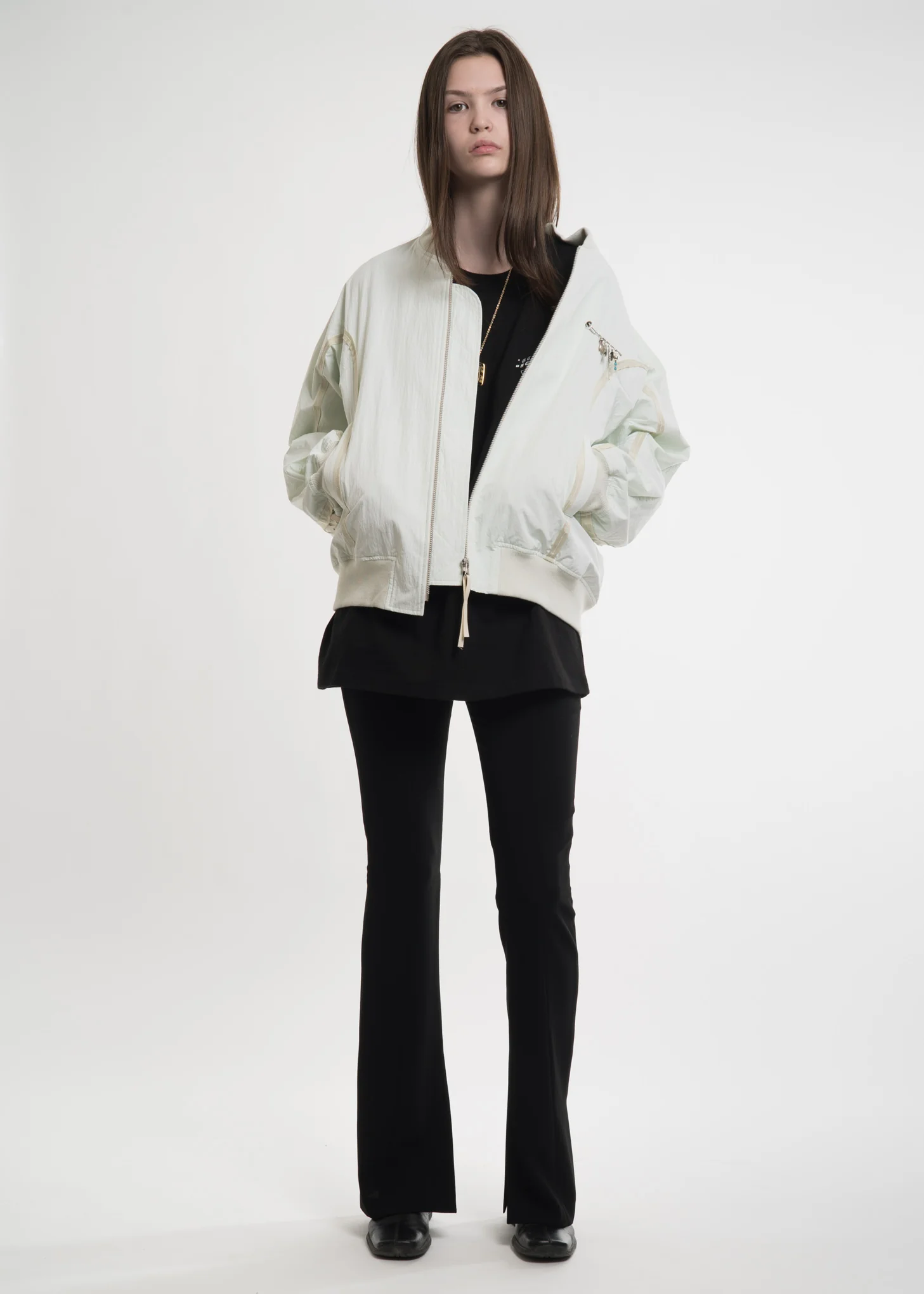Green Ribbon Bomber Jacket - Image 4