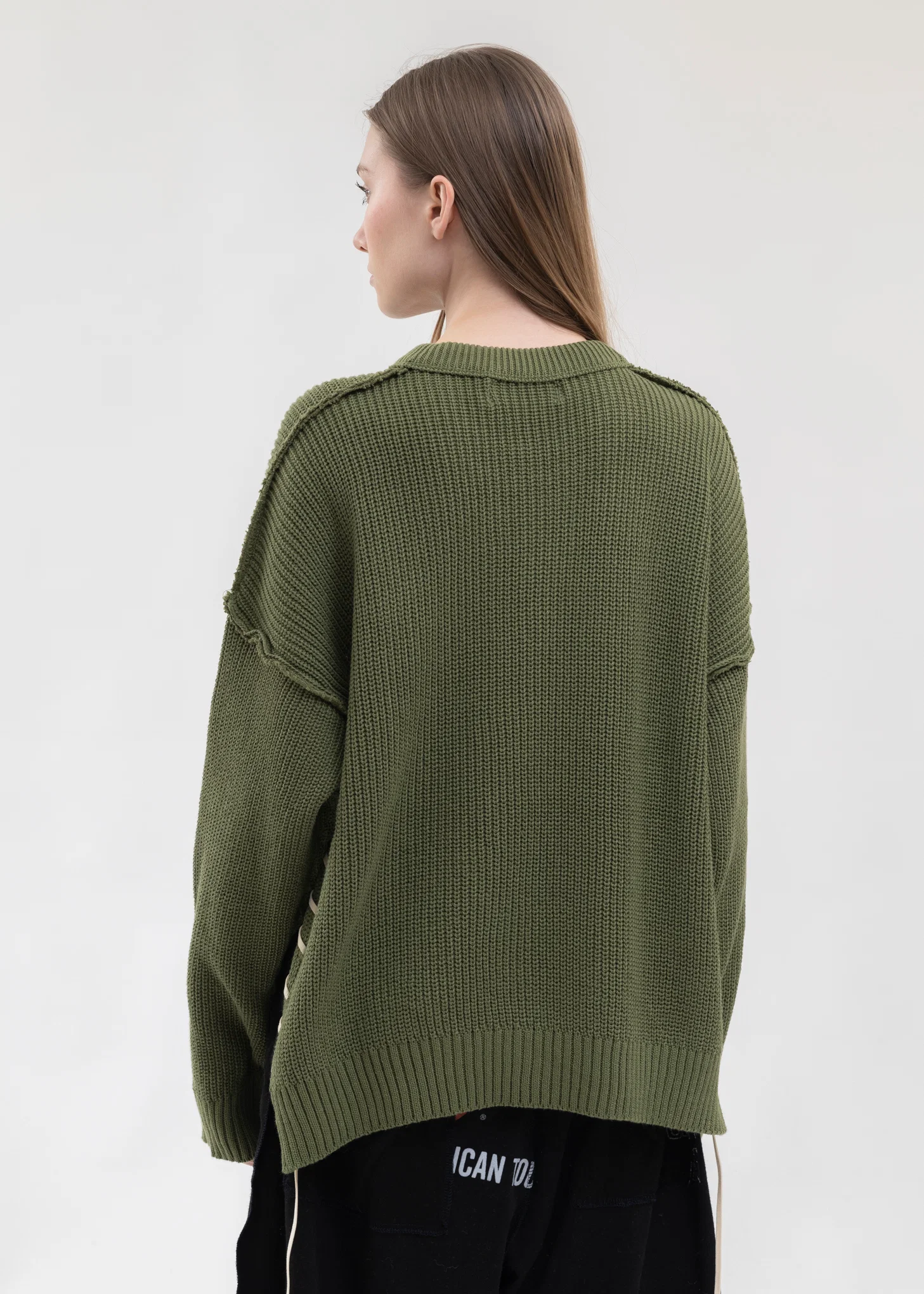 Green SHORT LENGTH COTTON KNIT - Image 4