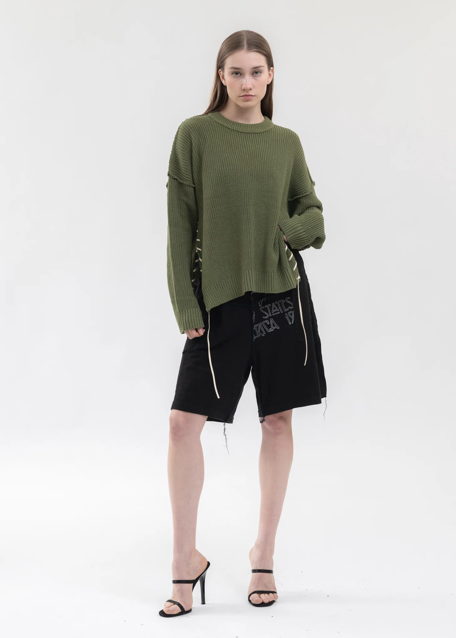 Green SHORT LENGTH COTTON KNIT - Image 5