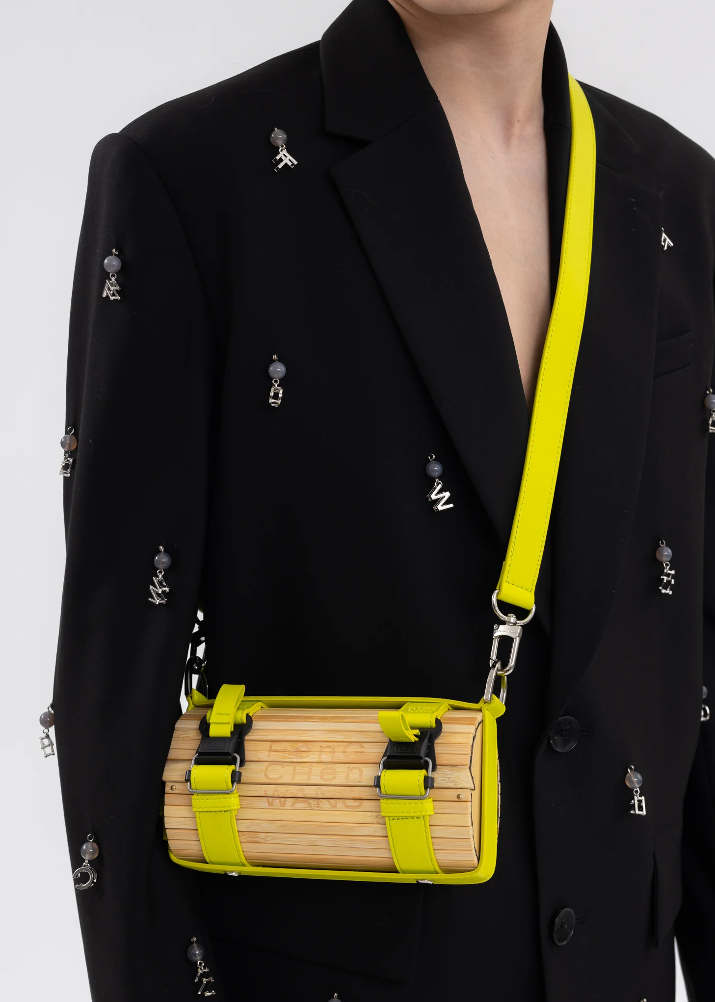 Green Small Bamboo Bag - Image 2