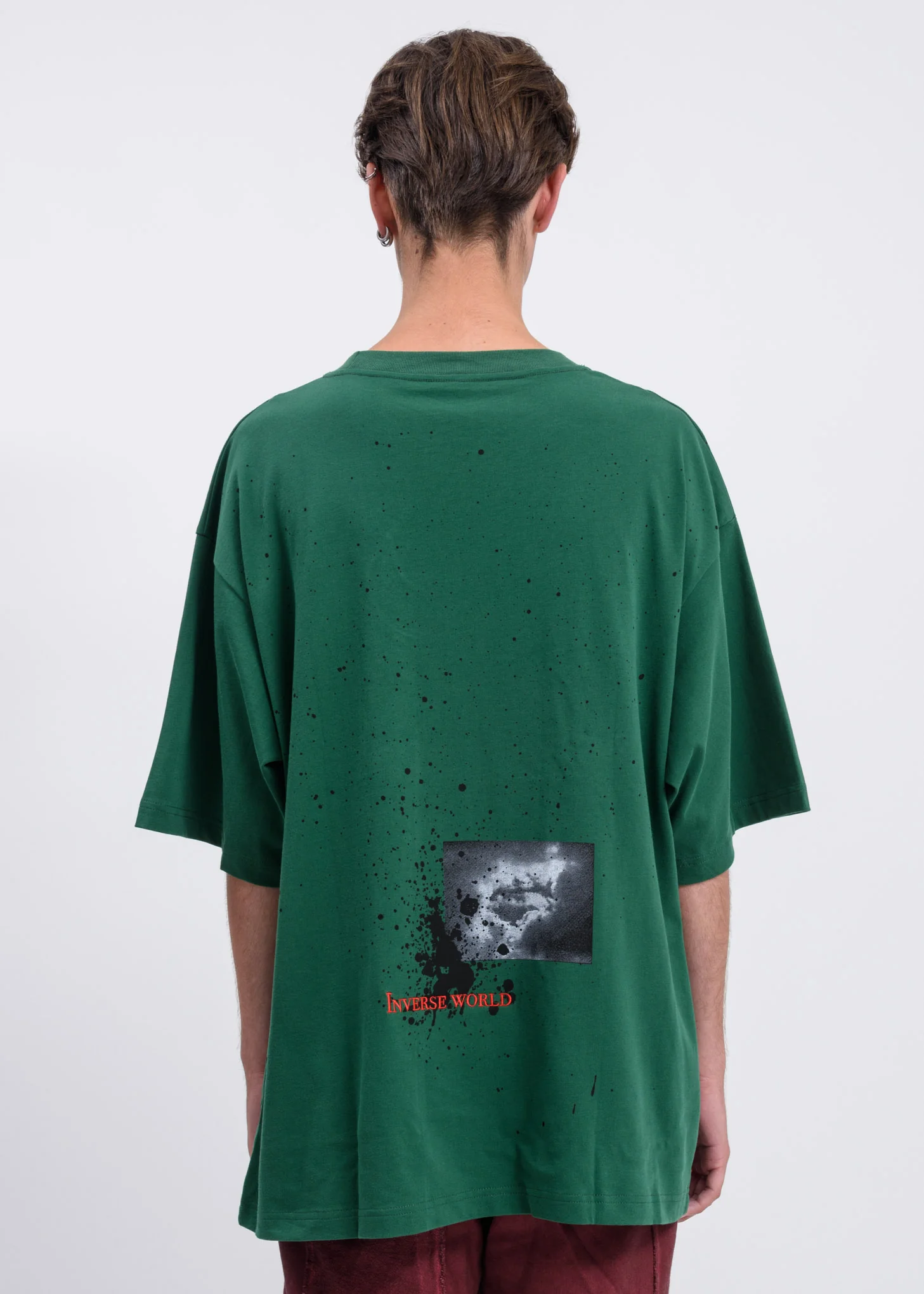 Green Splatter T-Shirt - Image 2