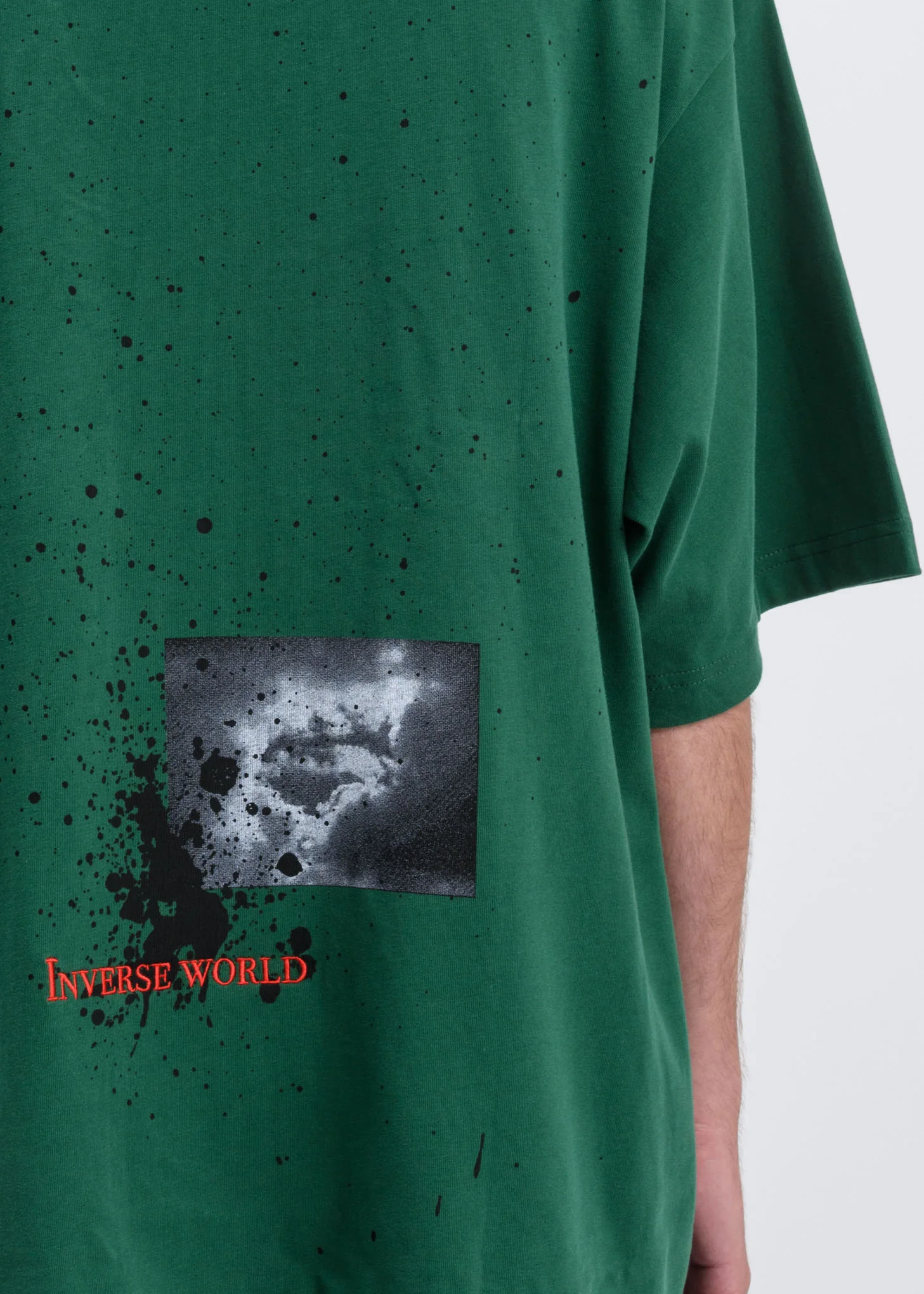 Green Splatter T-Shirt - Image 4