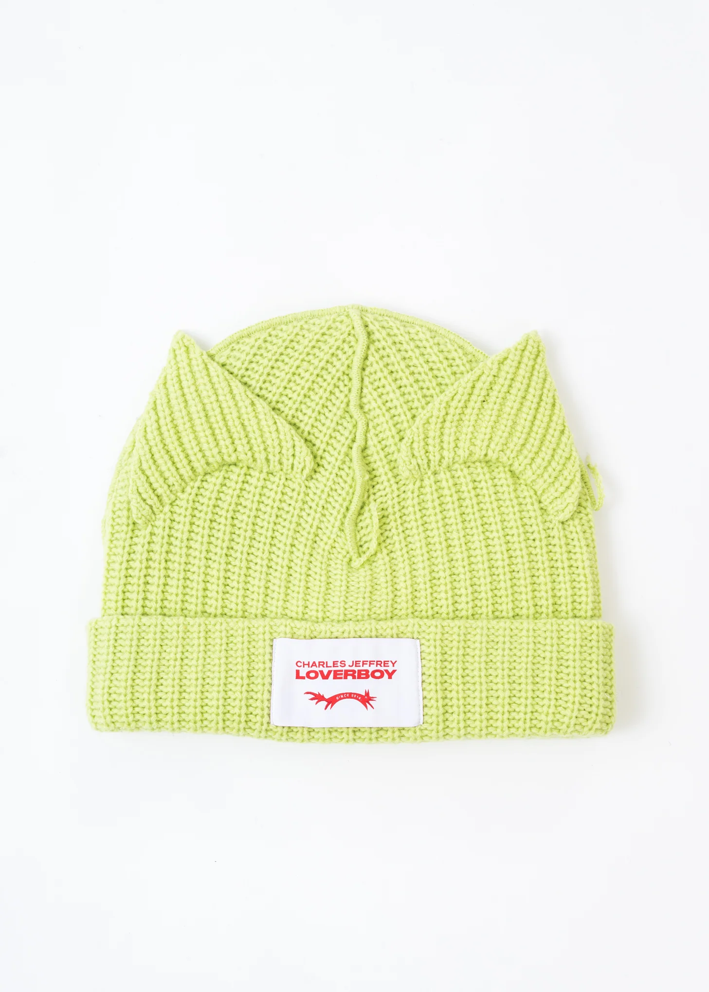 Green SUPERSIZED CHUNKY EARS BEANIE
