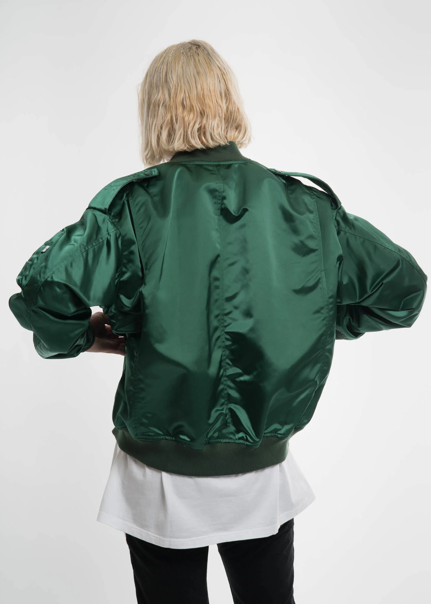 Green USA Bomber - Image 3