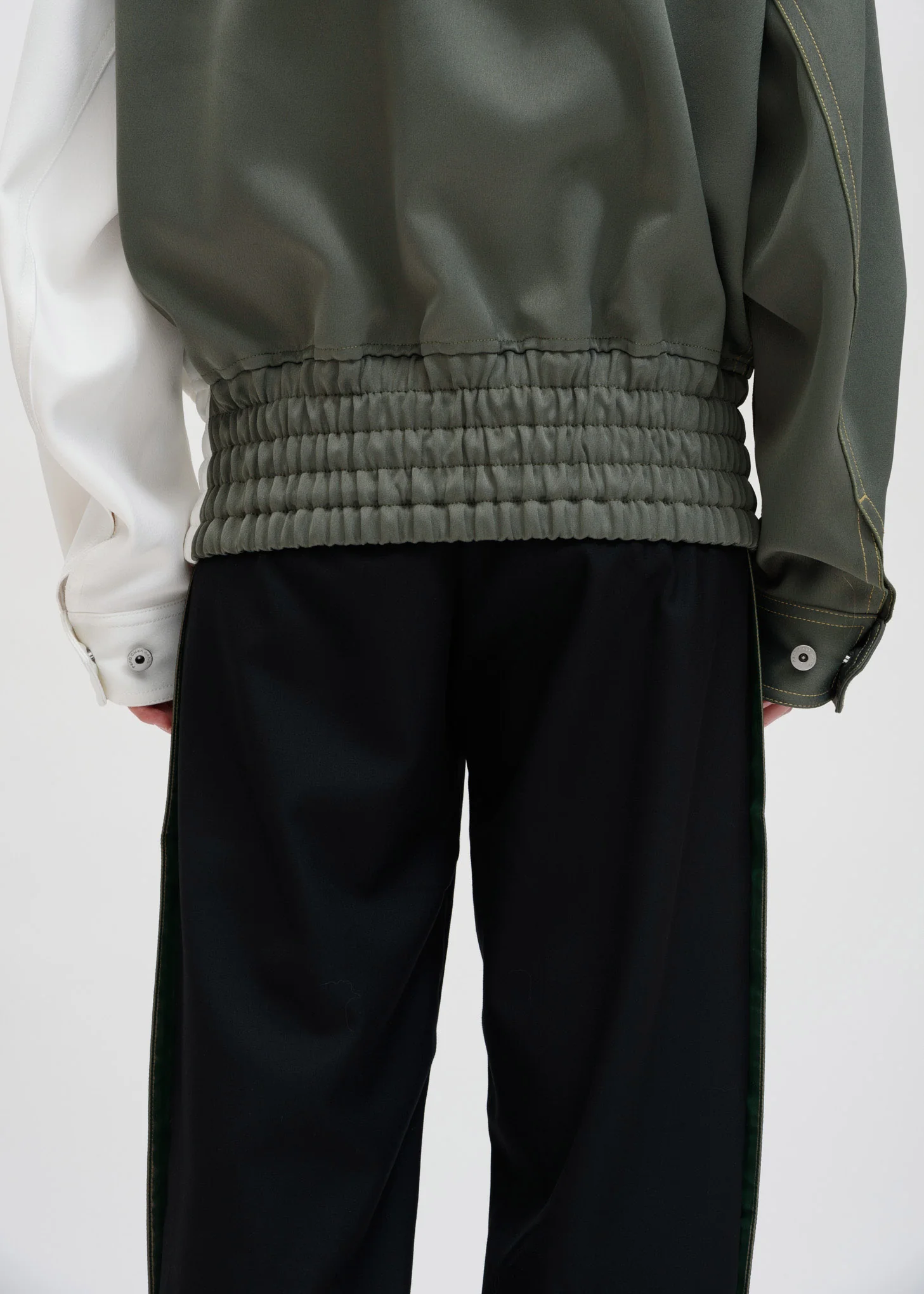 Green White “Half” Casual Jacket - Image 5