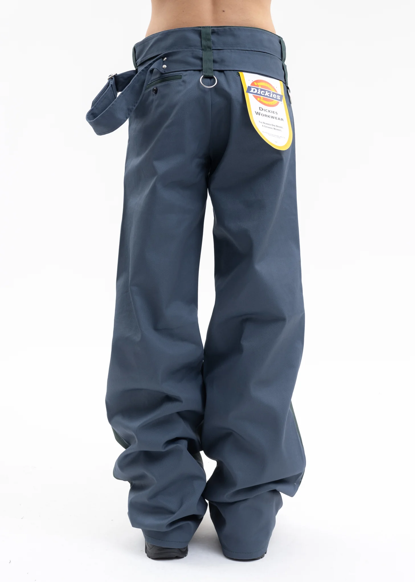Green X Blue KIDILL × Dickies Metal Badges Pants - Image 3