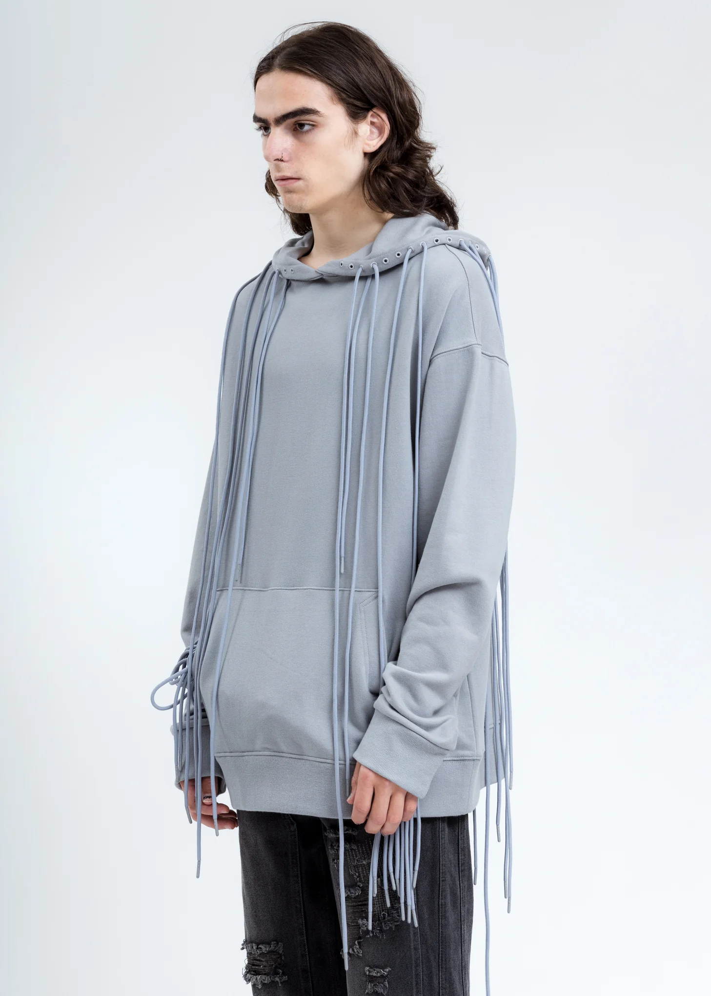 Grey 3.1 Hoodie Left - Image 3