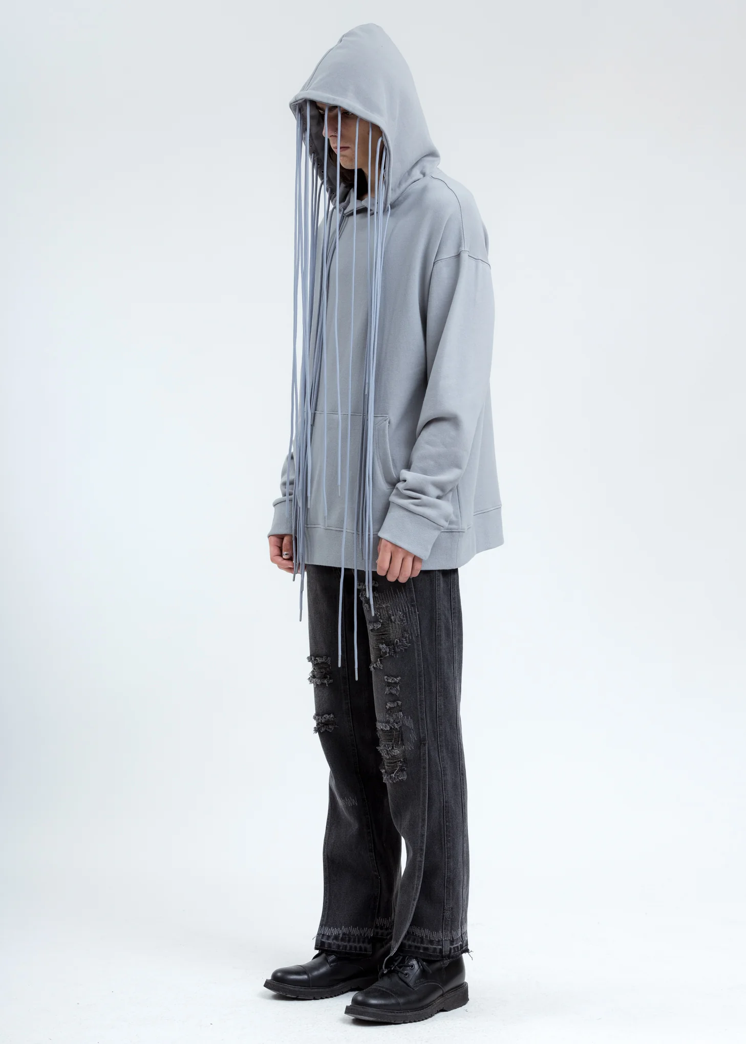 Grey 3.1 Hoodie Left - Image 8