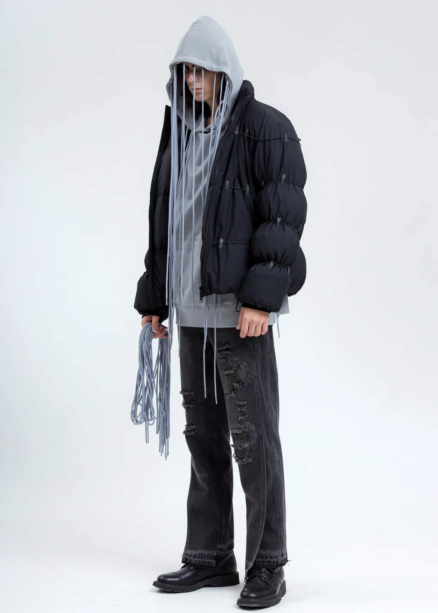 Grey 3.1 Hoodie Left - Image 9