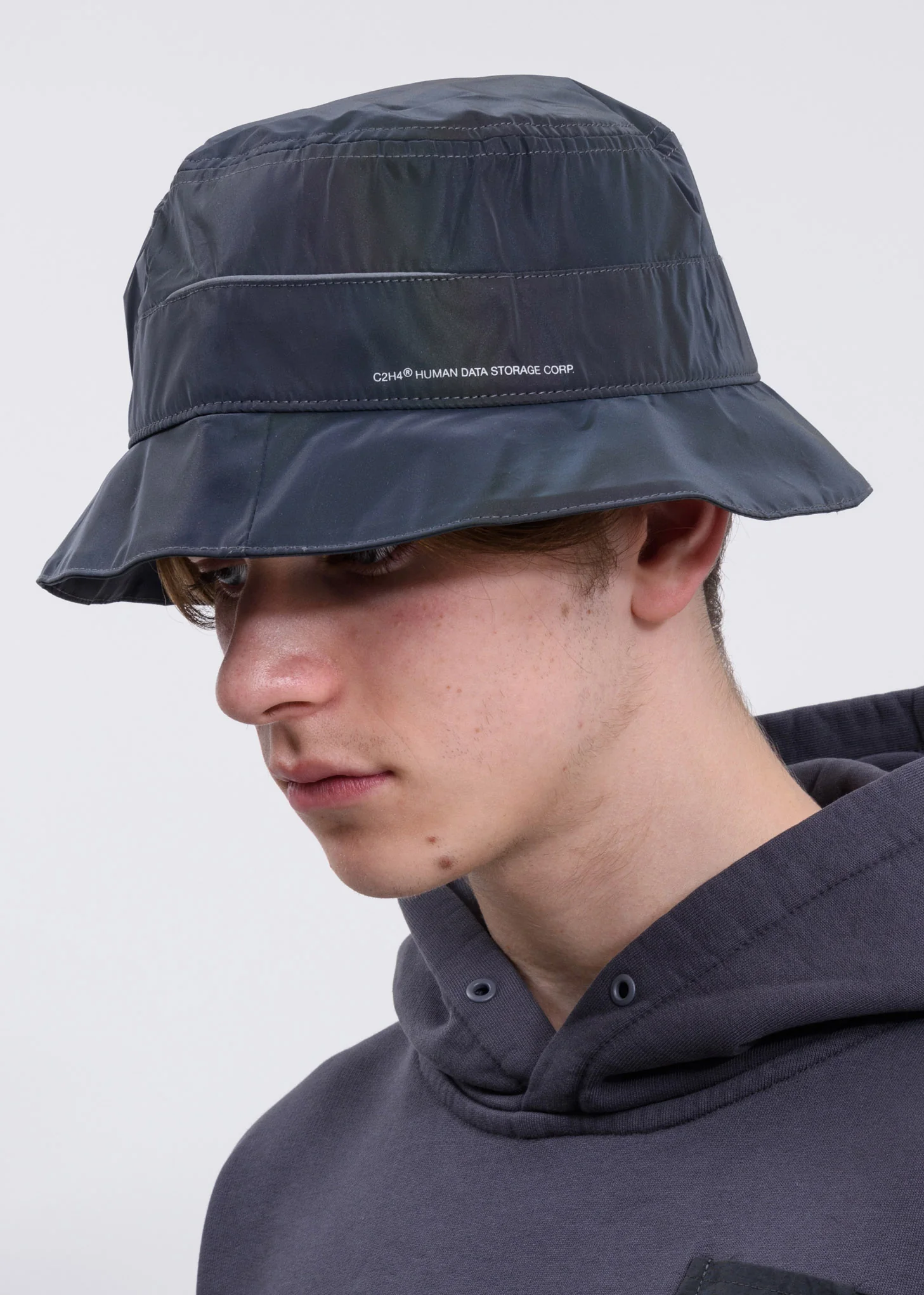 Black 3M Reflective Bucket Hat