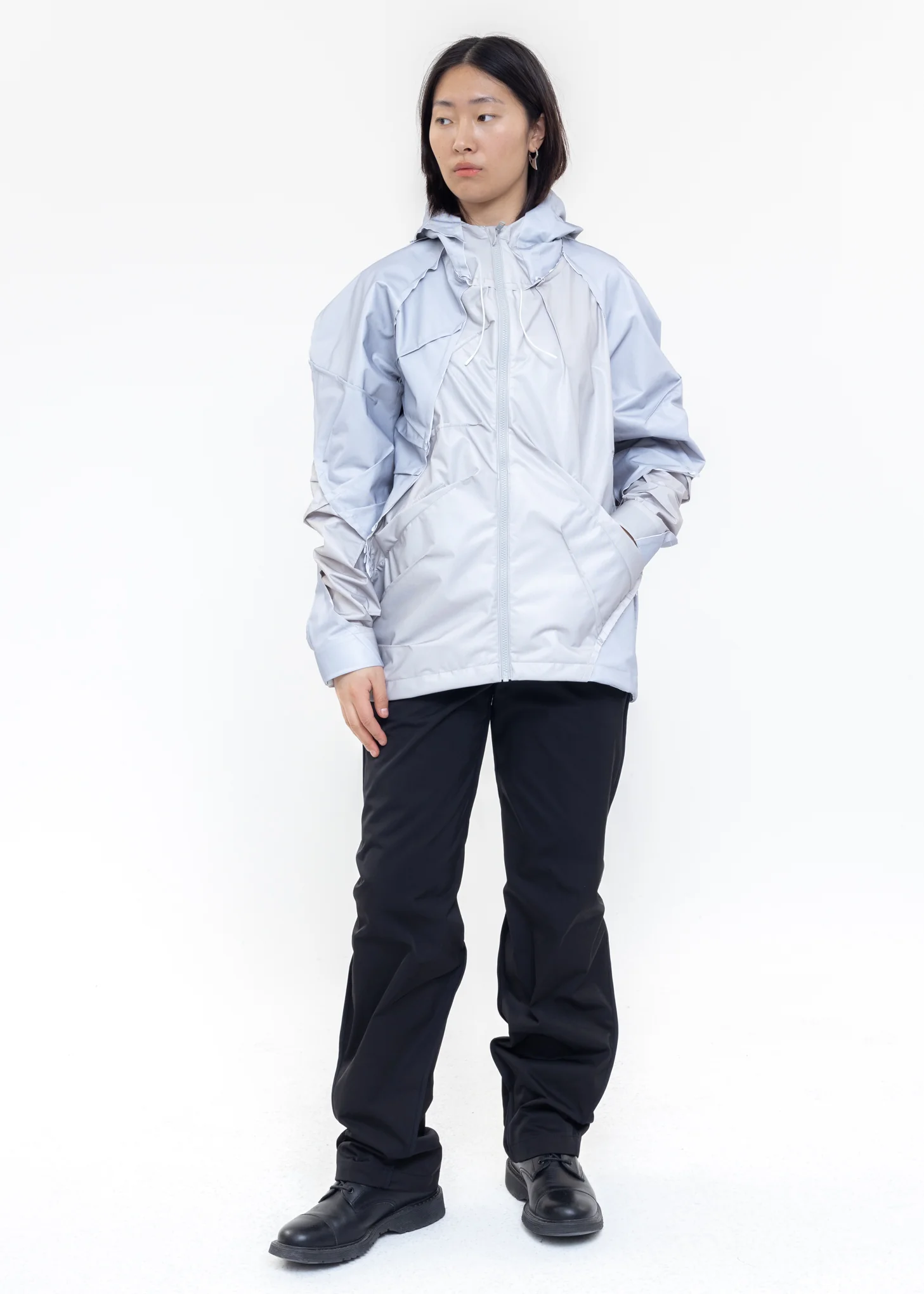 Grey 4.0+ TECHNICAL JACKET LEFT - Image 7