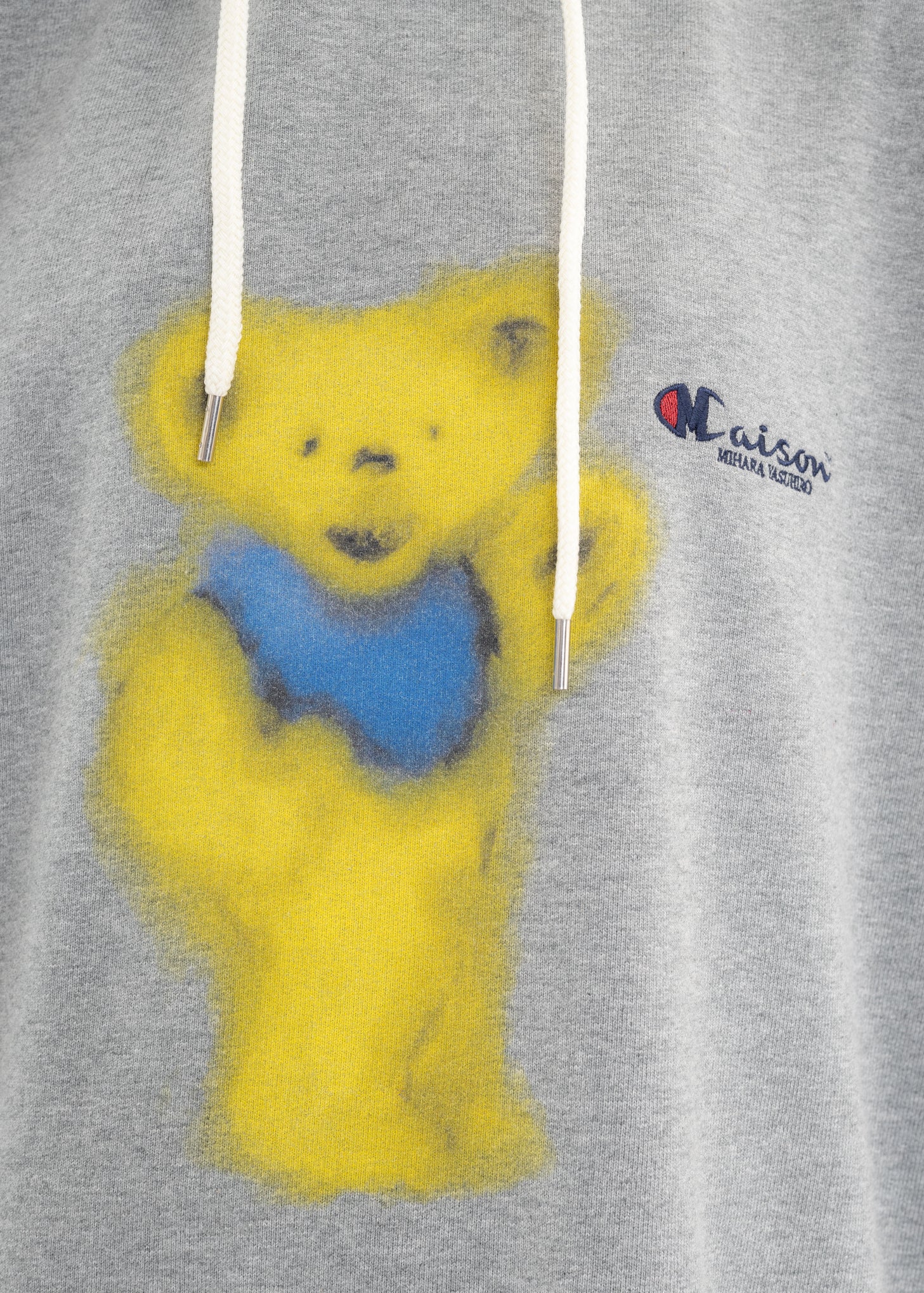 Grey Bear Printed Hoodie - Image 2