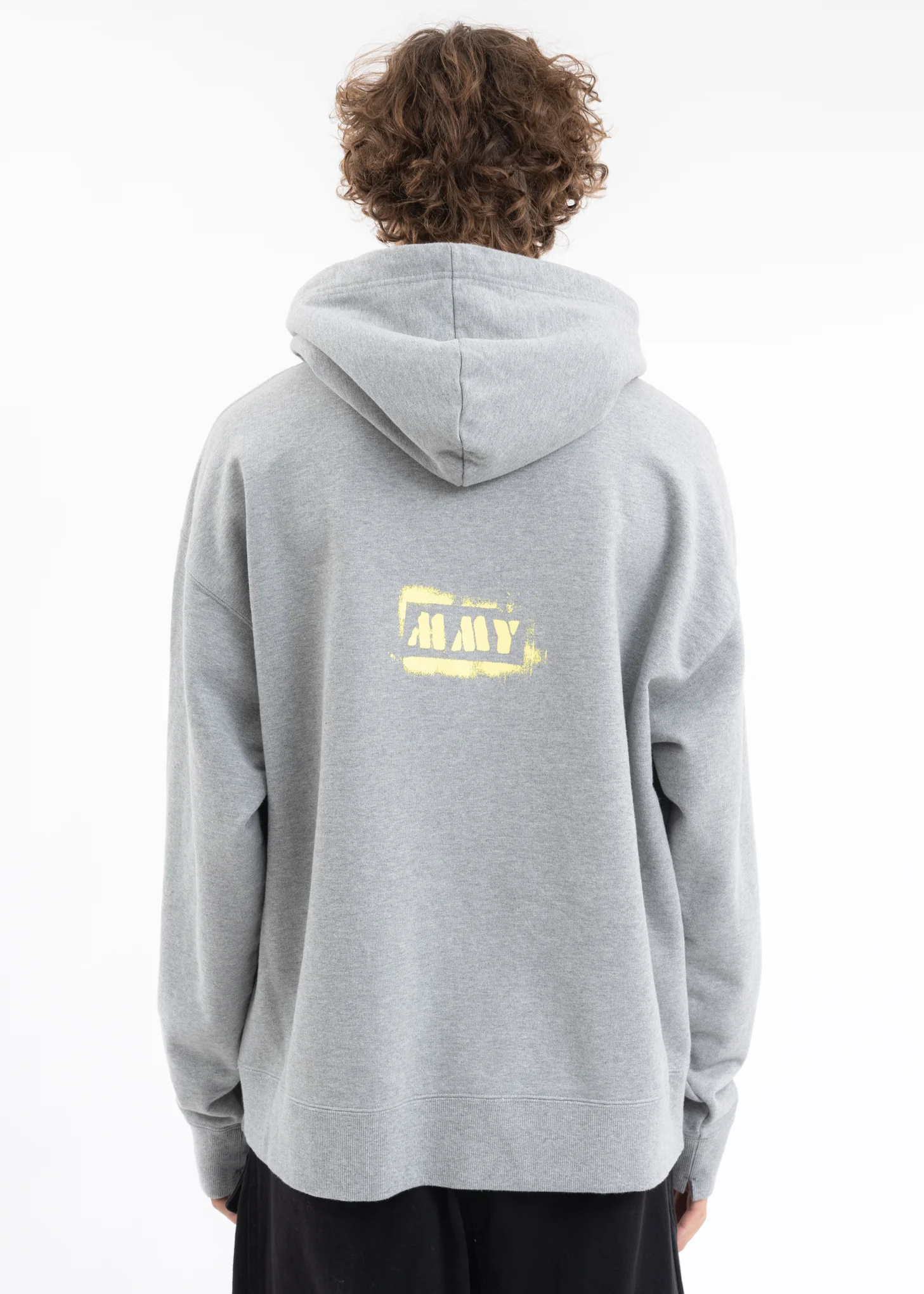 Grey Bear Printed Hoodie - Image 2
