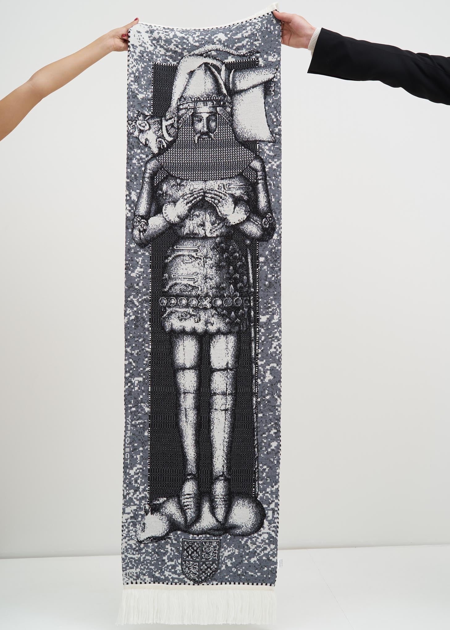Grey & Black XL Edward/Joan Scarf