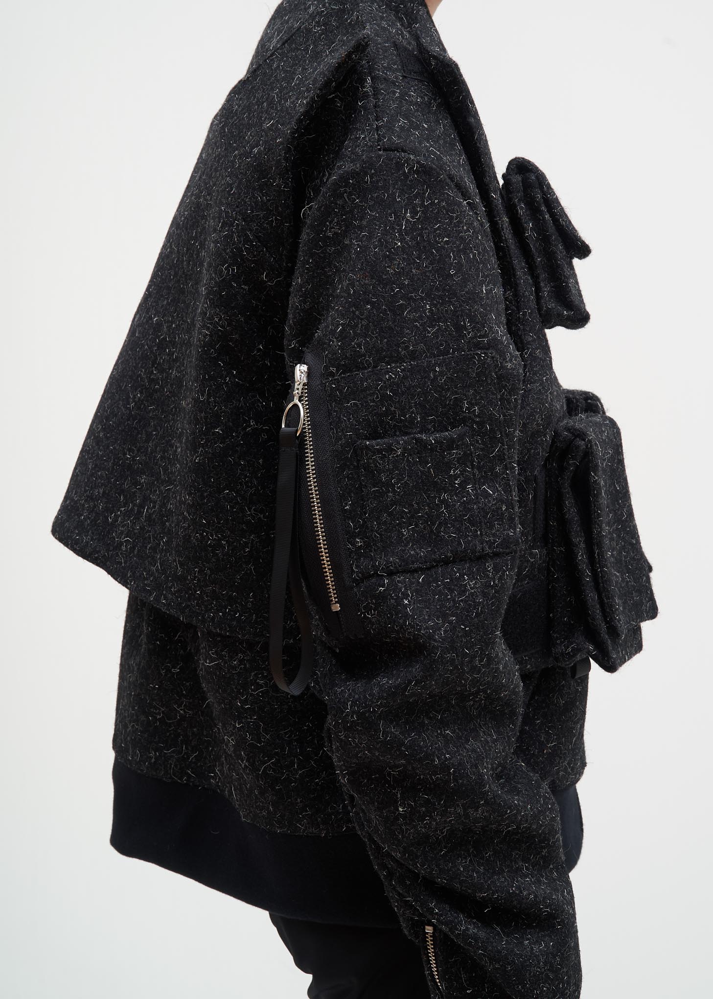 Grey Bomber w/ Removable Tactical Vest - Image 4