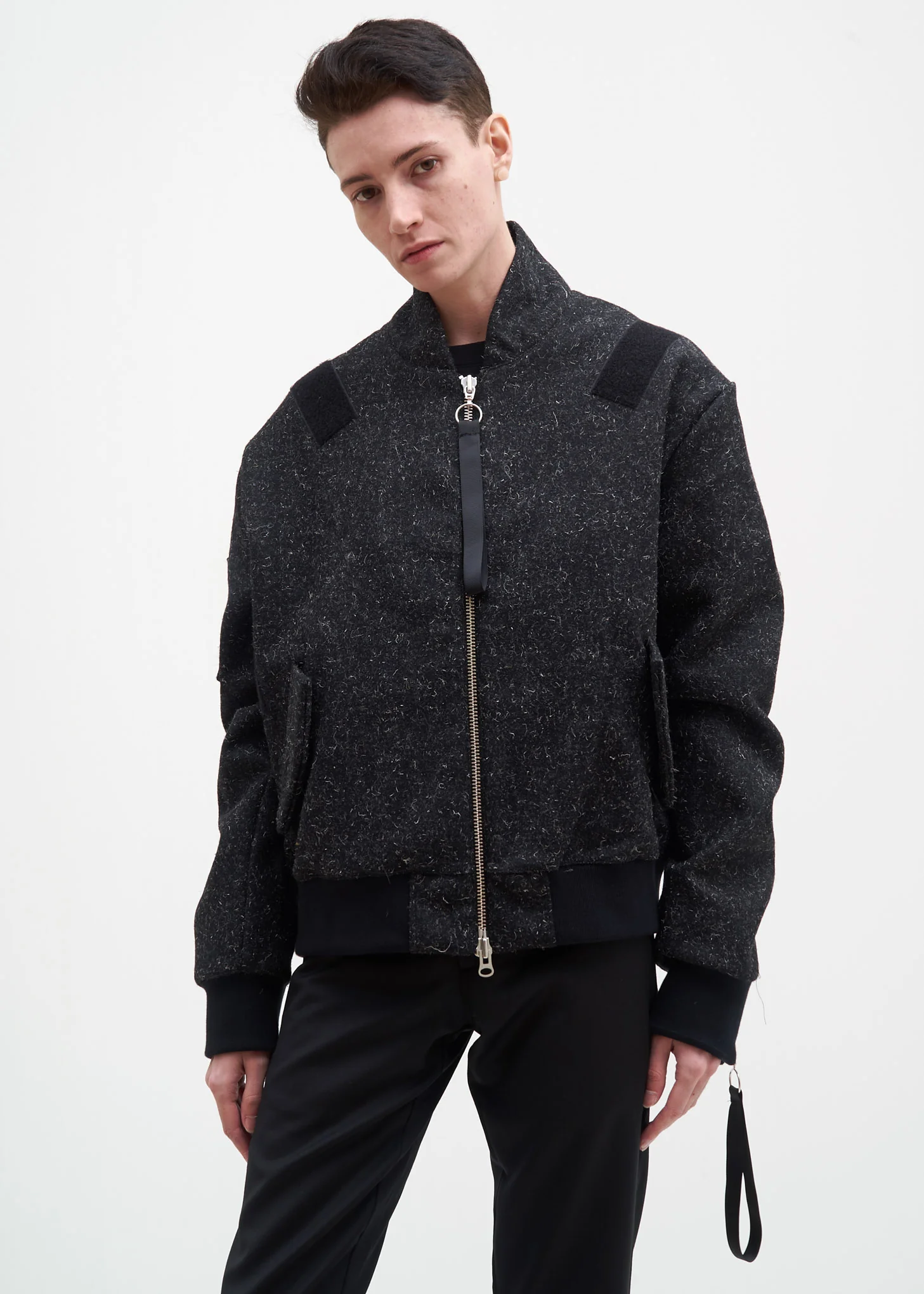 Grey Bomber w/ Removable Tactical Vest - Image 7