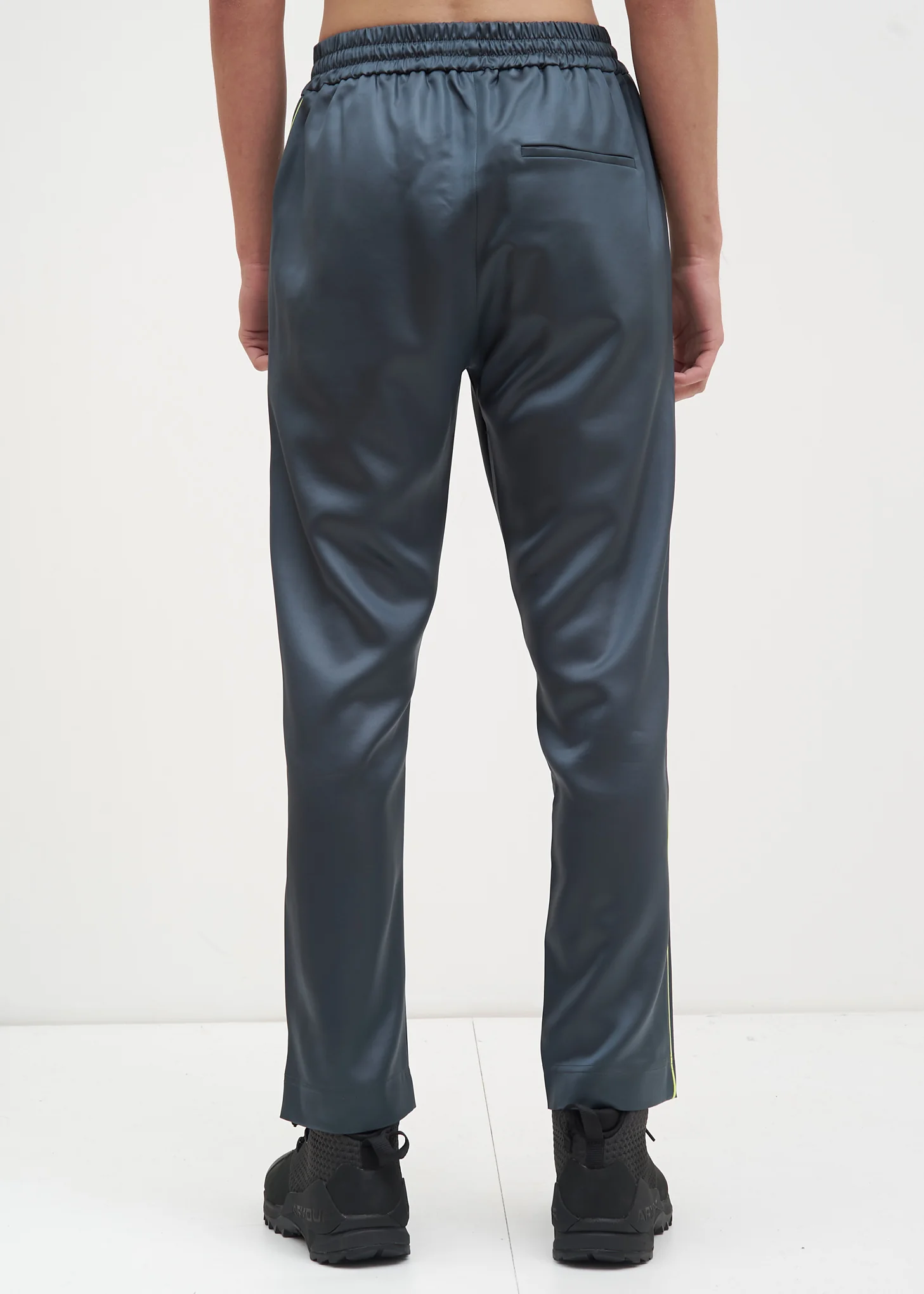 Grey Buck Satin Trackpants - Image 5