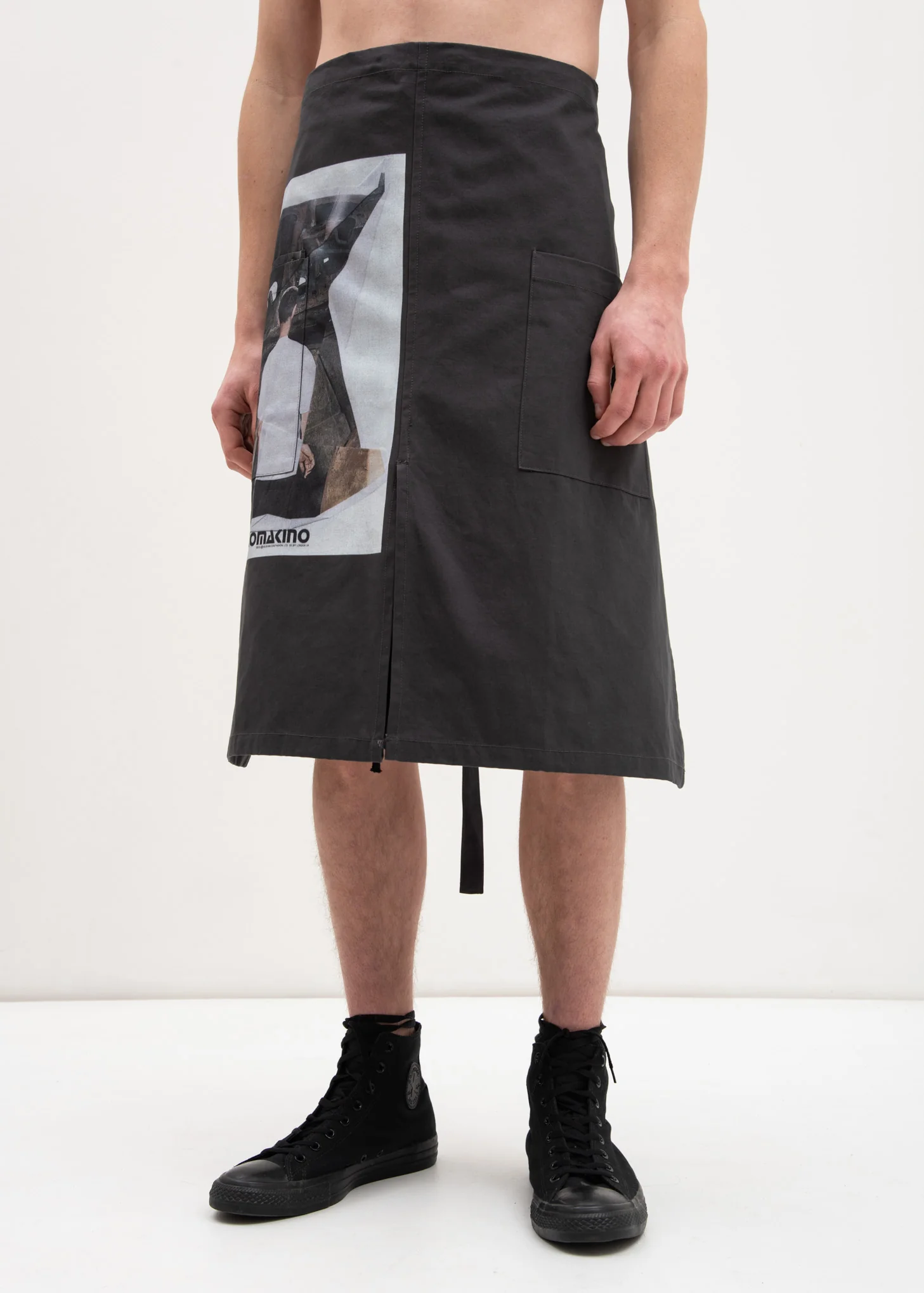 Grey Car Crash Apron