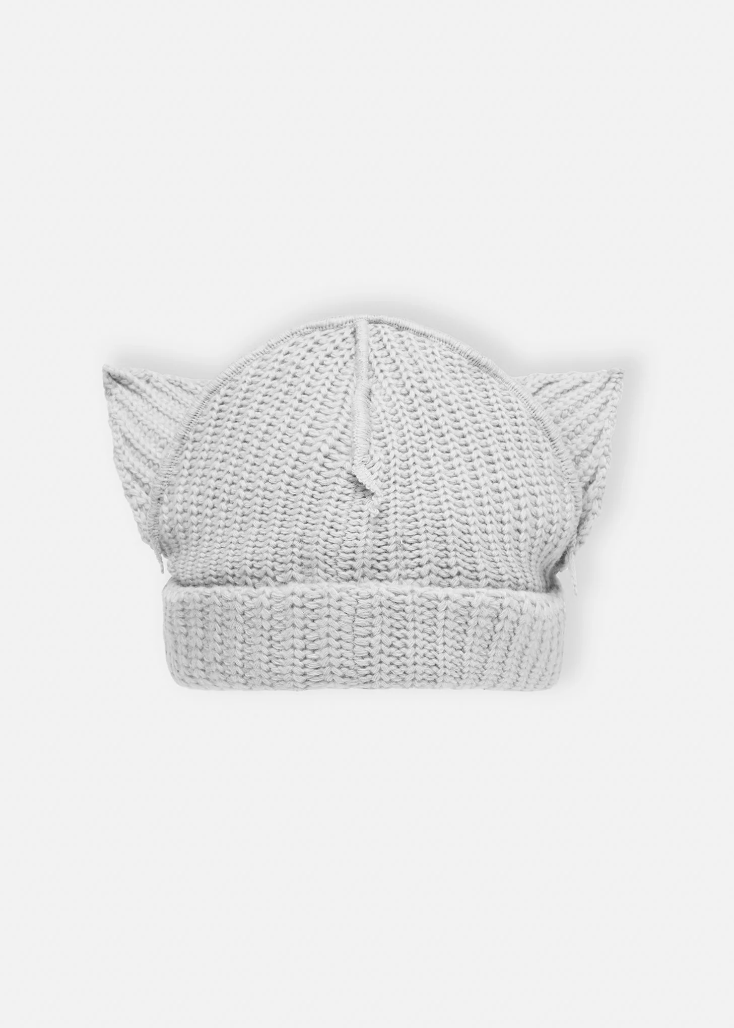 Grey Chunky Ears Beanie - Image 2
