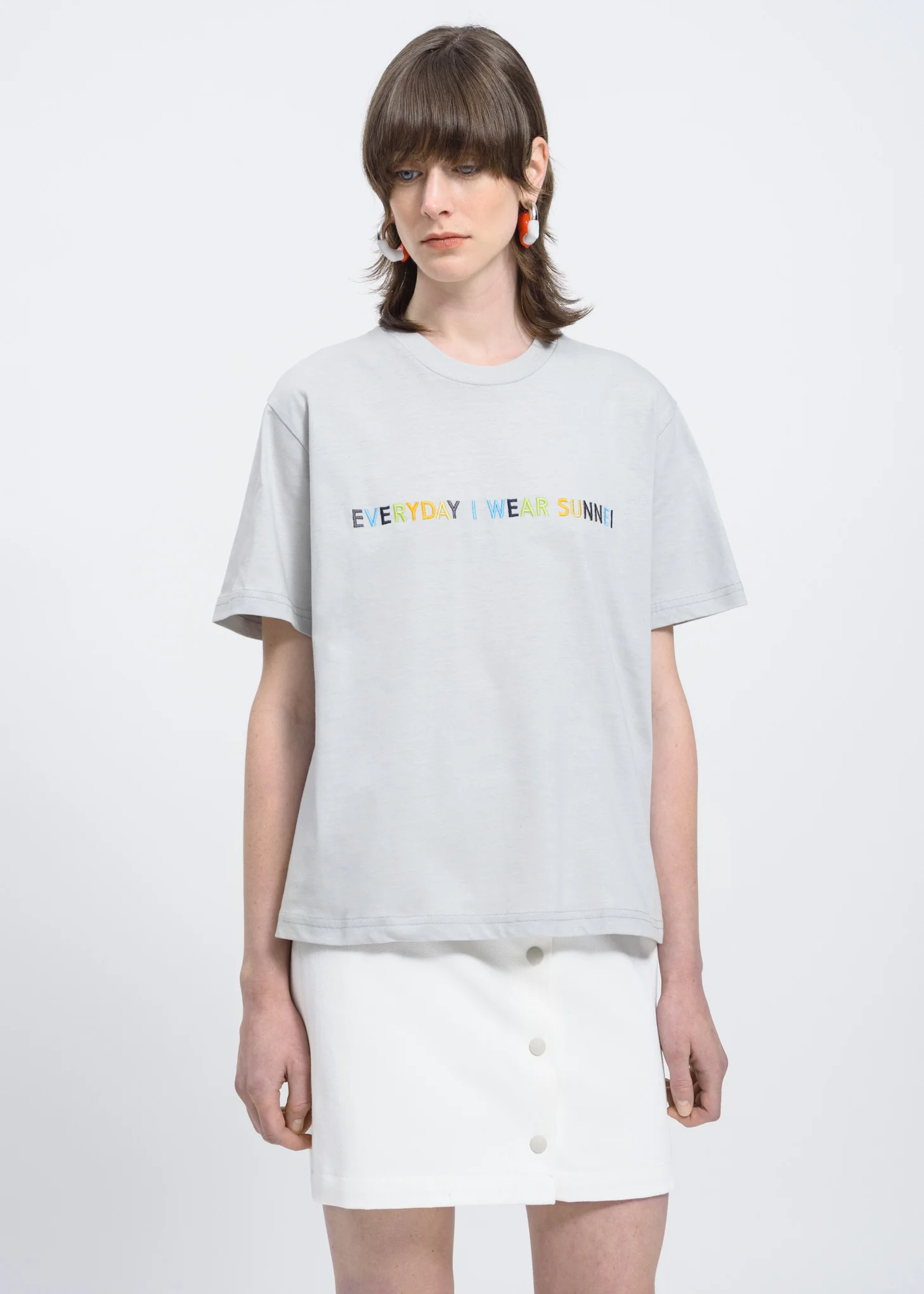 Grey Classic Logo T-Shirt