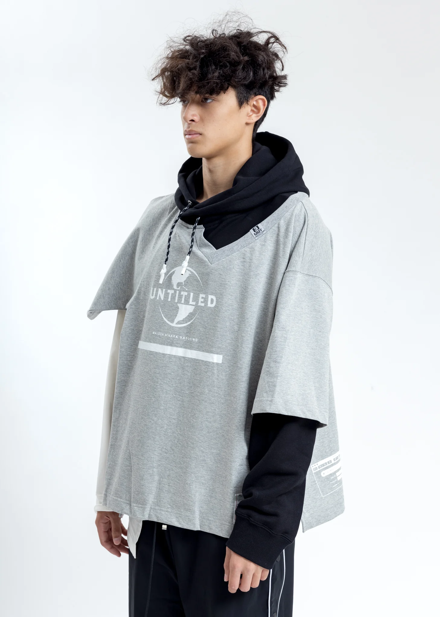 Grey Combined Hoodie - Image 3