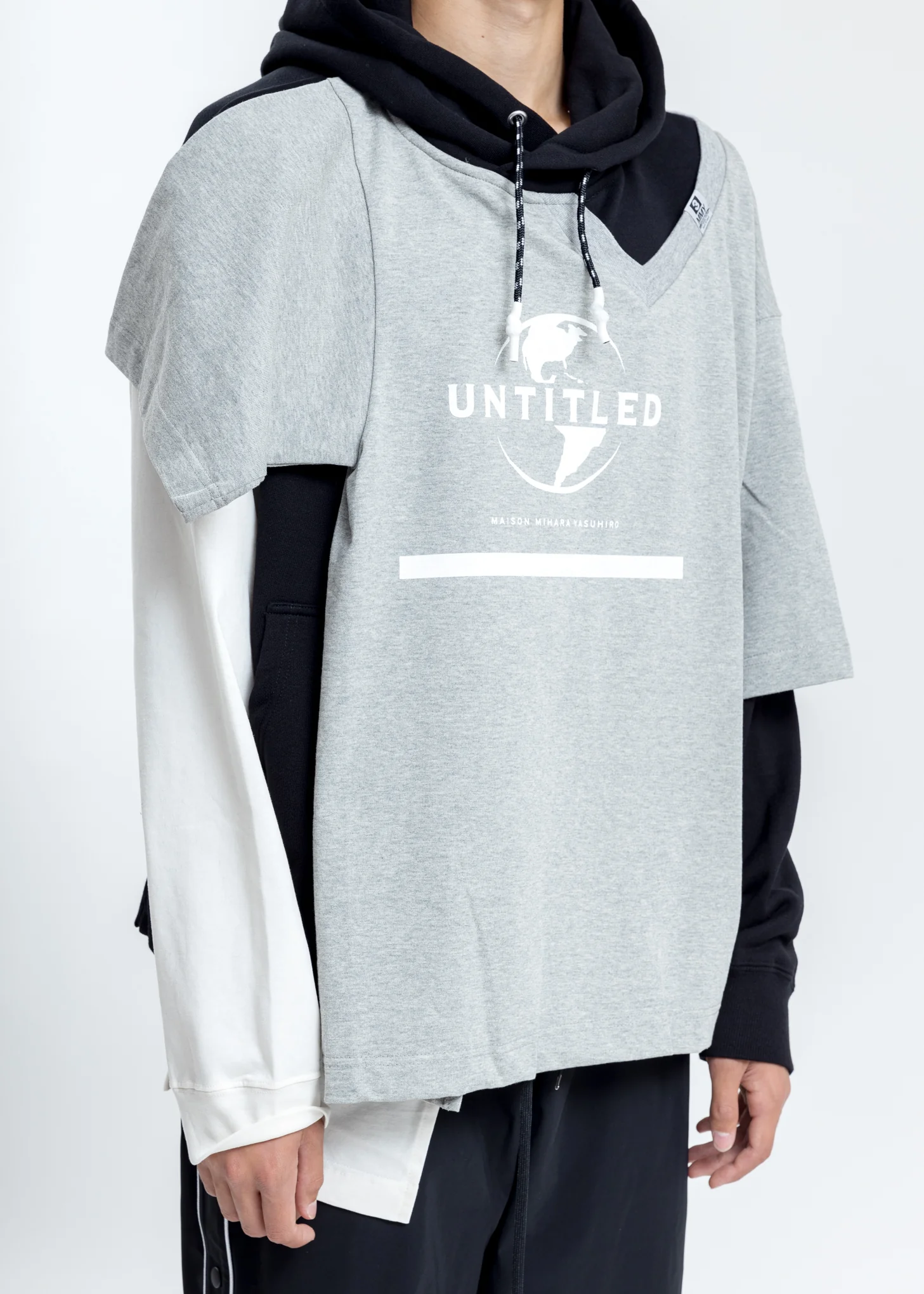 Grey Combined Hoodie - Image 4