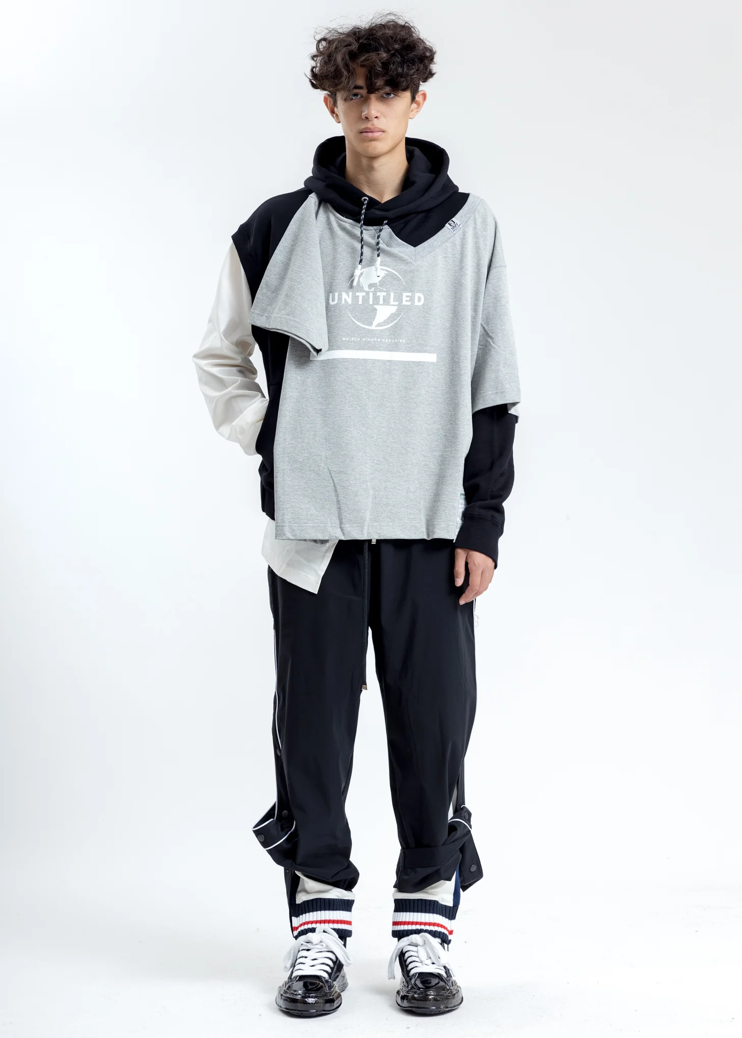 Grey Combined Hoodie - Image 7