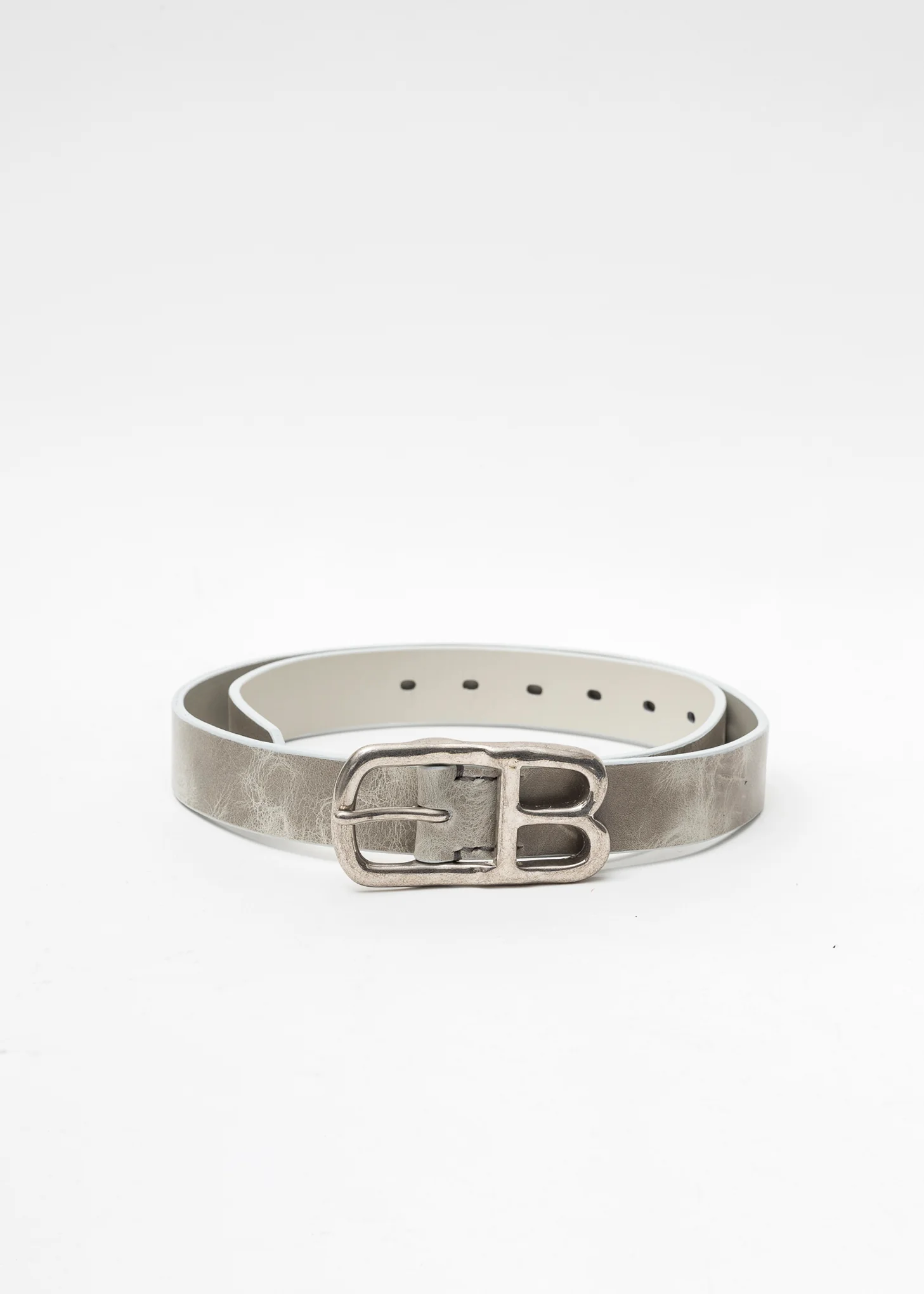 GREY DB BUCKLE BELT