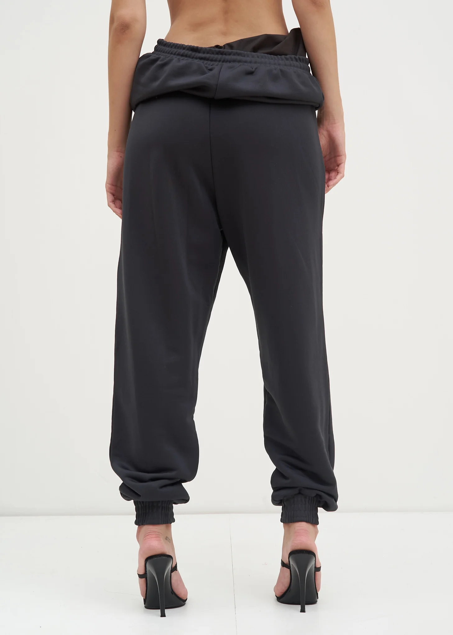Grey Double Waistband Trackpants - Image 4