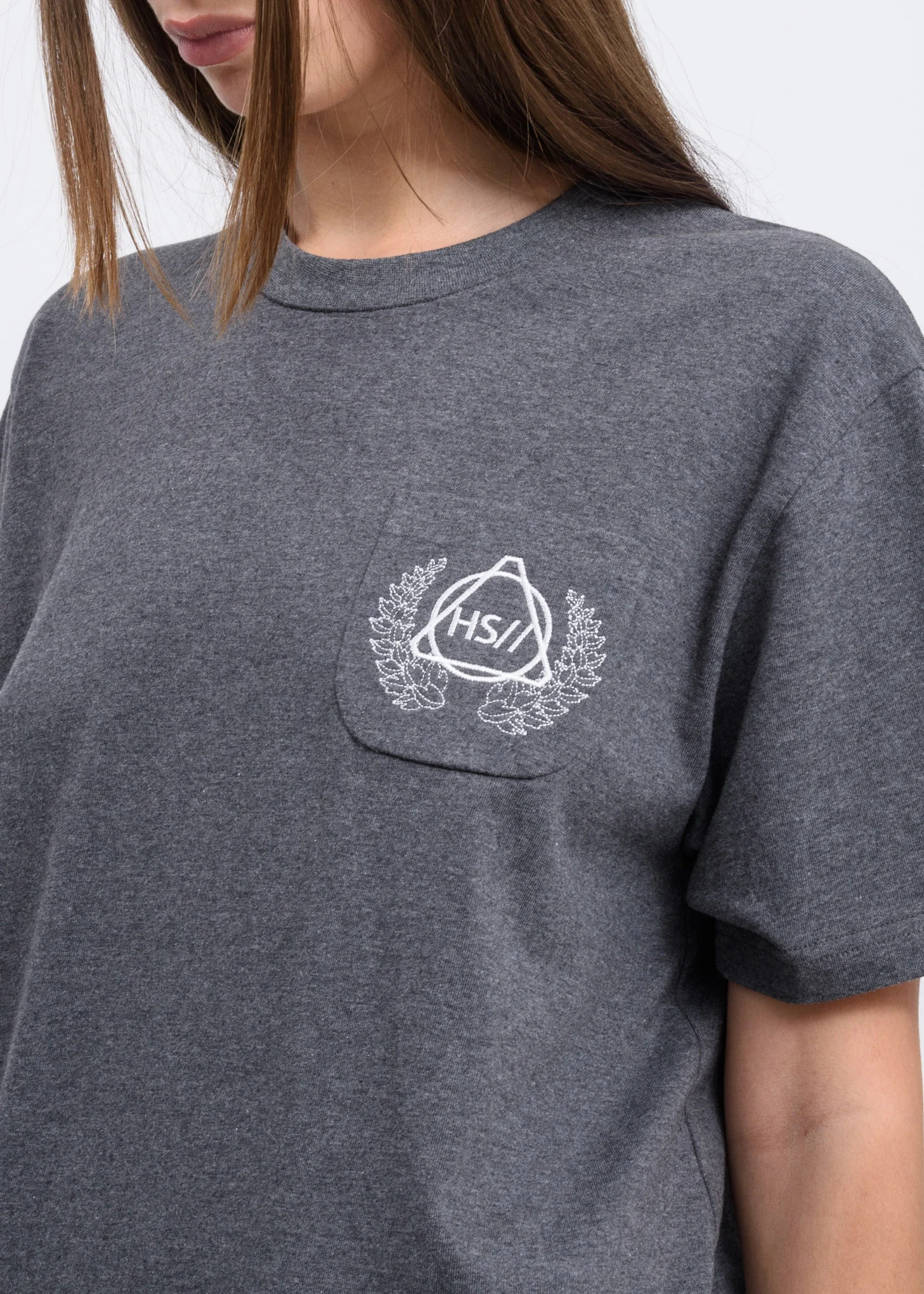 Grey Emblem T-shirt - Image 2
